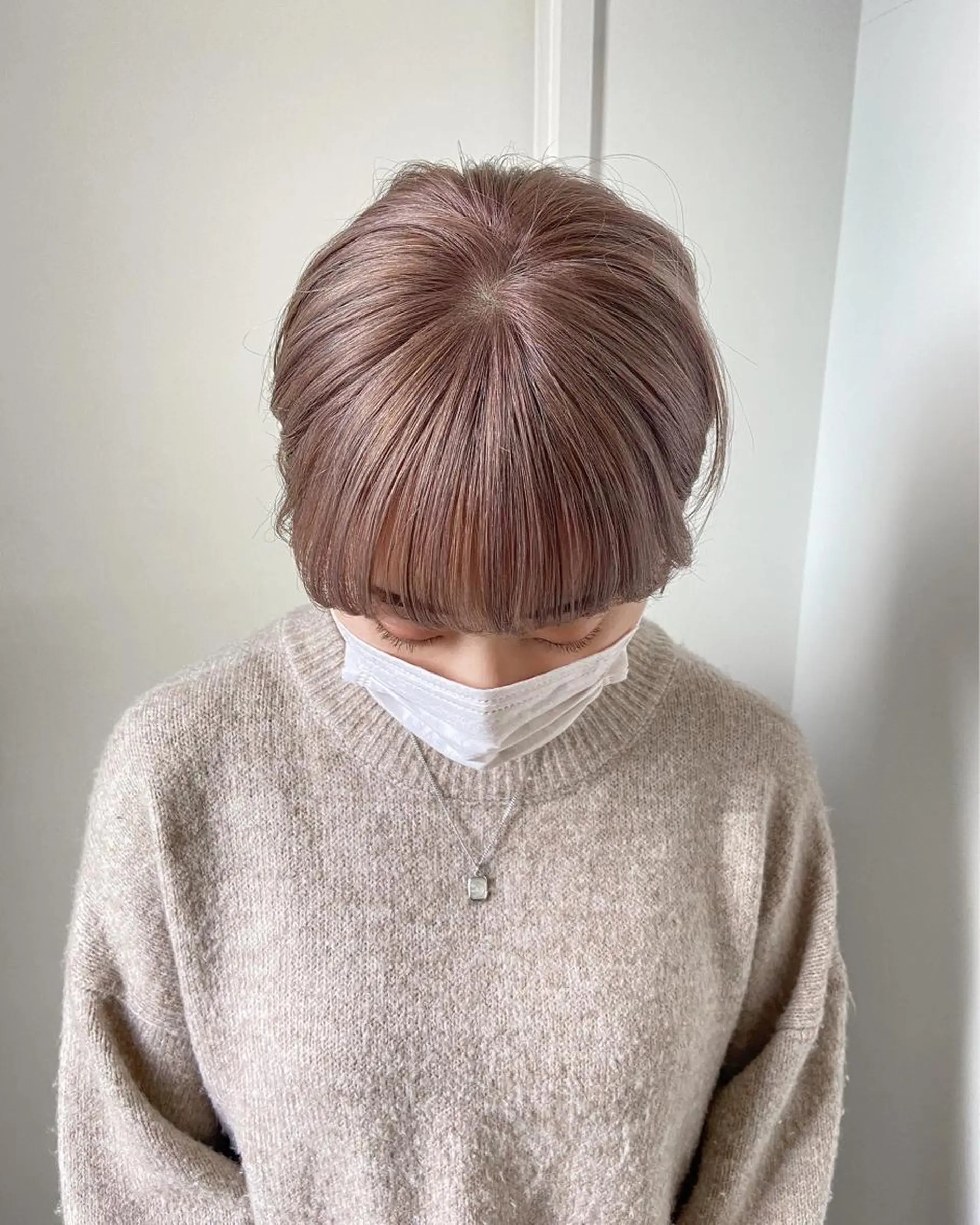 ショート ヘアカラー トリートメント 岡本康平/ボブ /ブリーチ/レイヤーのヘアスタイル