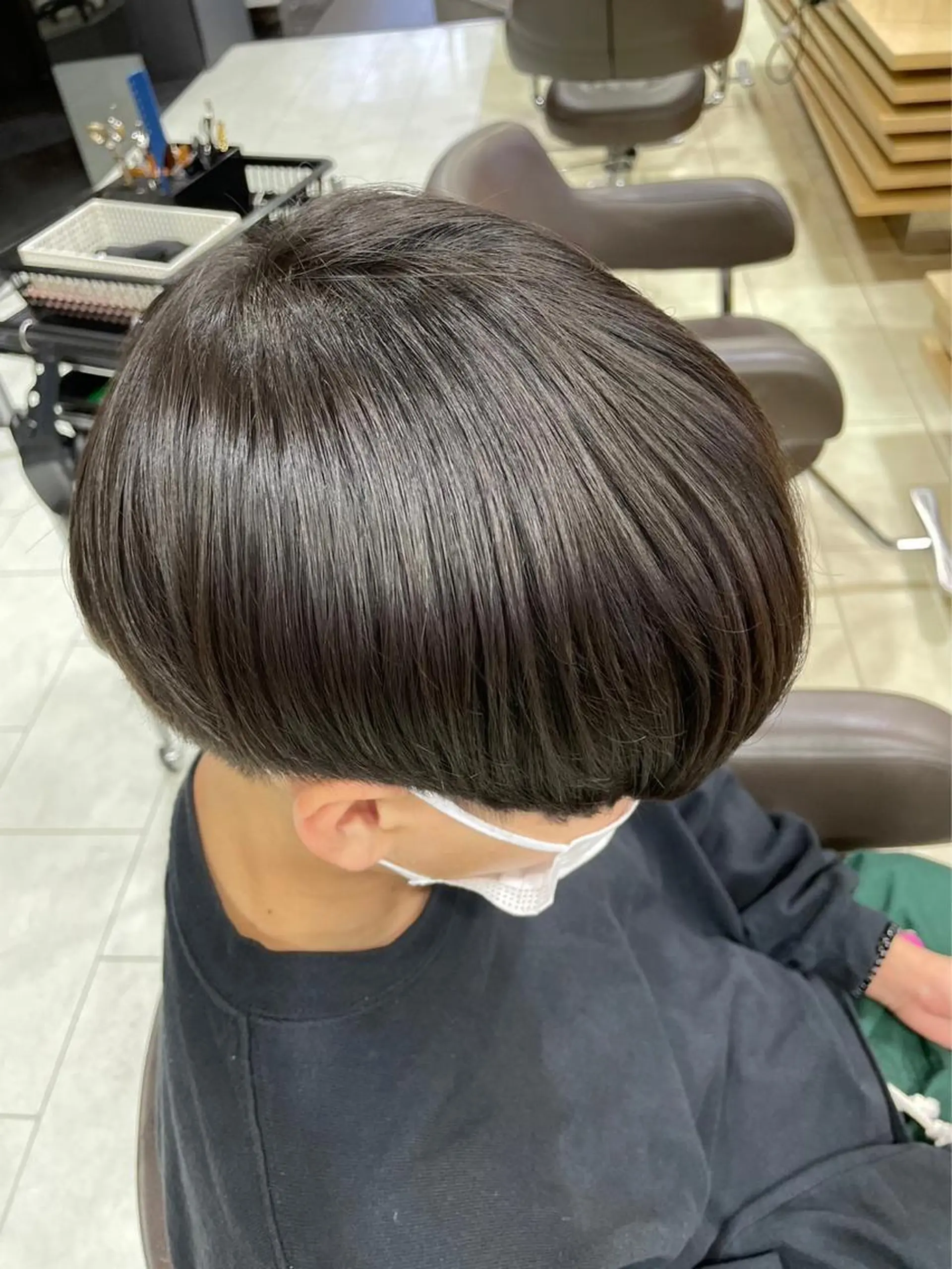 メンズ メンズ韓国風 メンズパーマ 酸性ストレート カット 縮毛矯正 トリートメント メンズカット松戸/韓 国/メンズパーマ航太のヘアスタイル