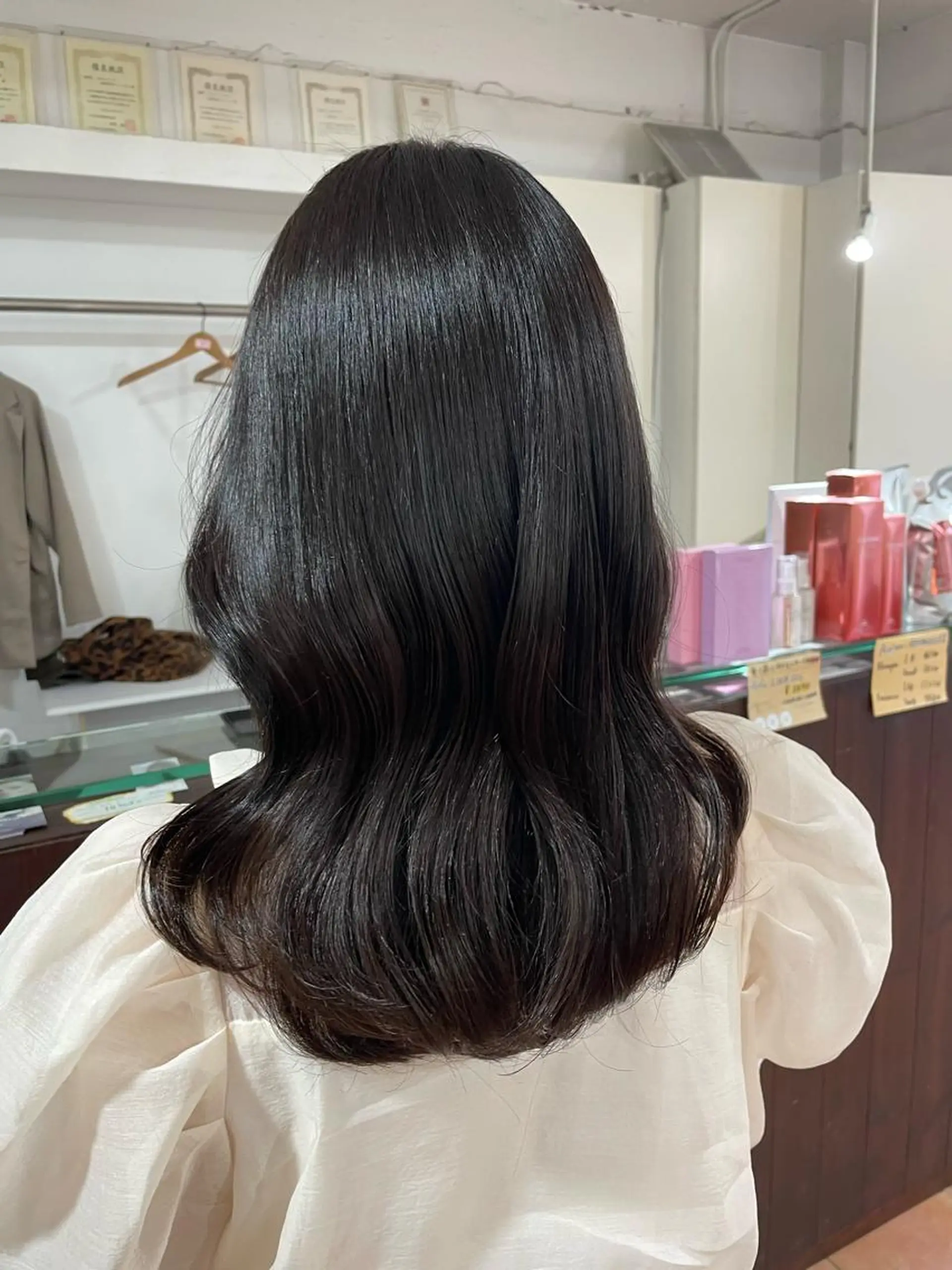 ロング カラー ヨシンモリ 韓国風ヘア 🦋透明感 艶カラー Rie🦋のヘアスタイル