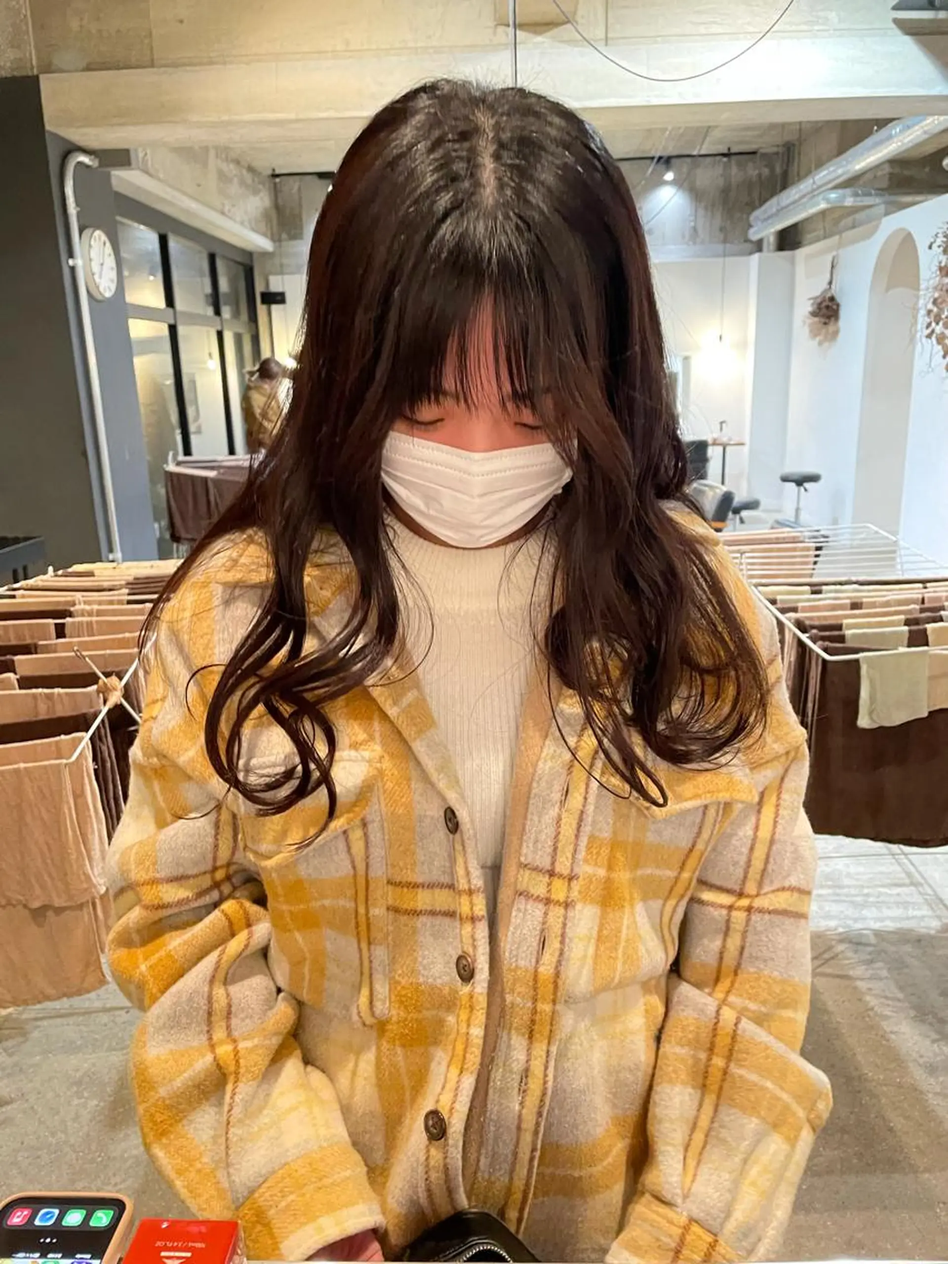 ロング 佐藤 世怜奈のヘアスタイル