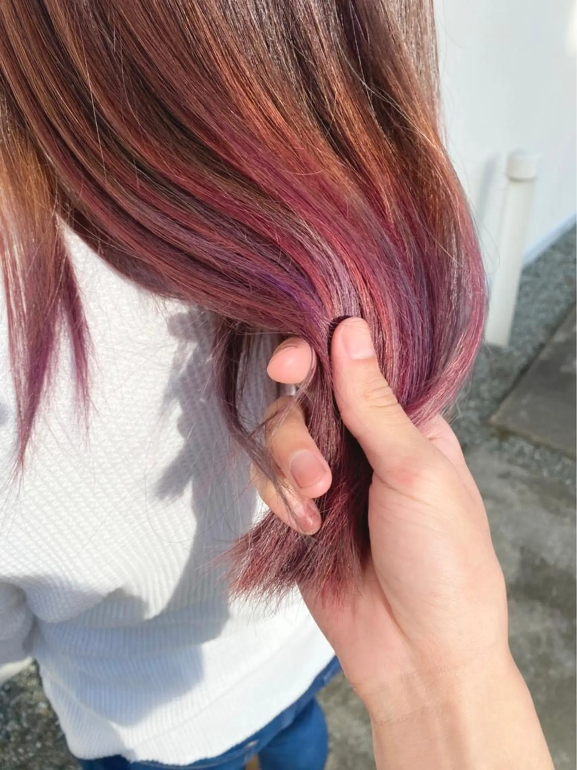 セミロング カラー グラデーションカラー カラースペシャリスト しょう🧑🏼‍🎨のヘアスタイル