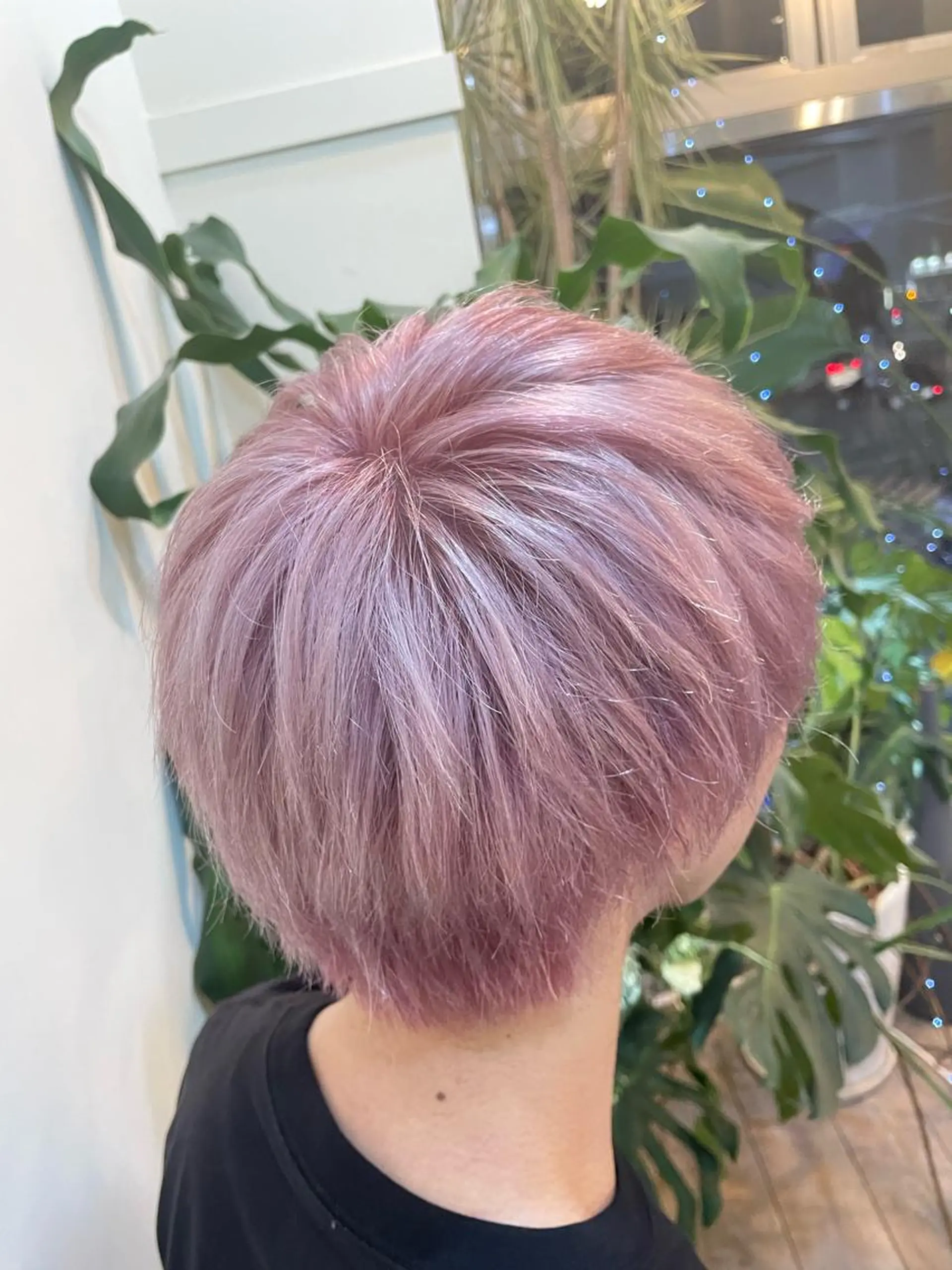 ショート カラー メンズ メンズショート ピンクカラー ショートヘア カット ヘアカラー WEST OLAND加藤圭介のヘアスタイル