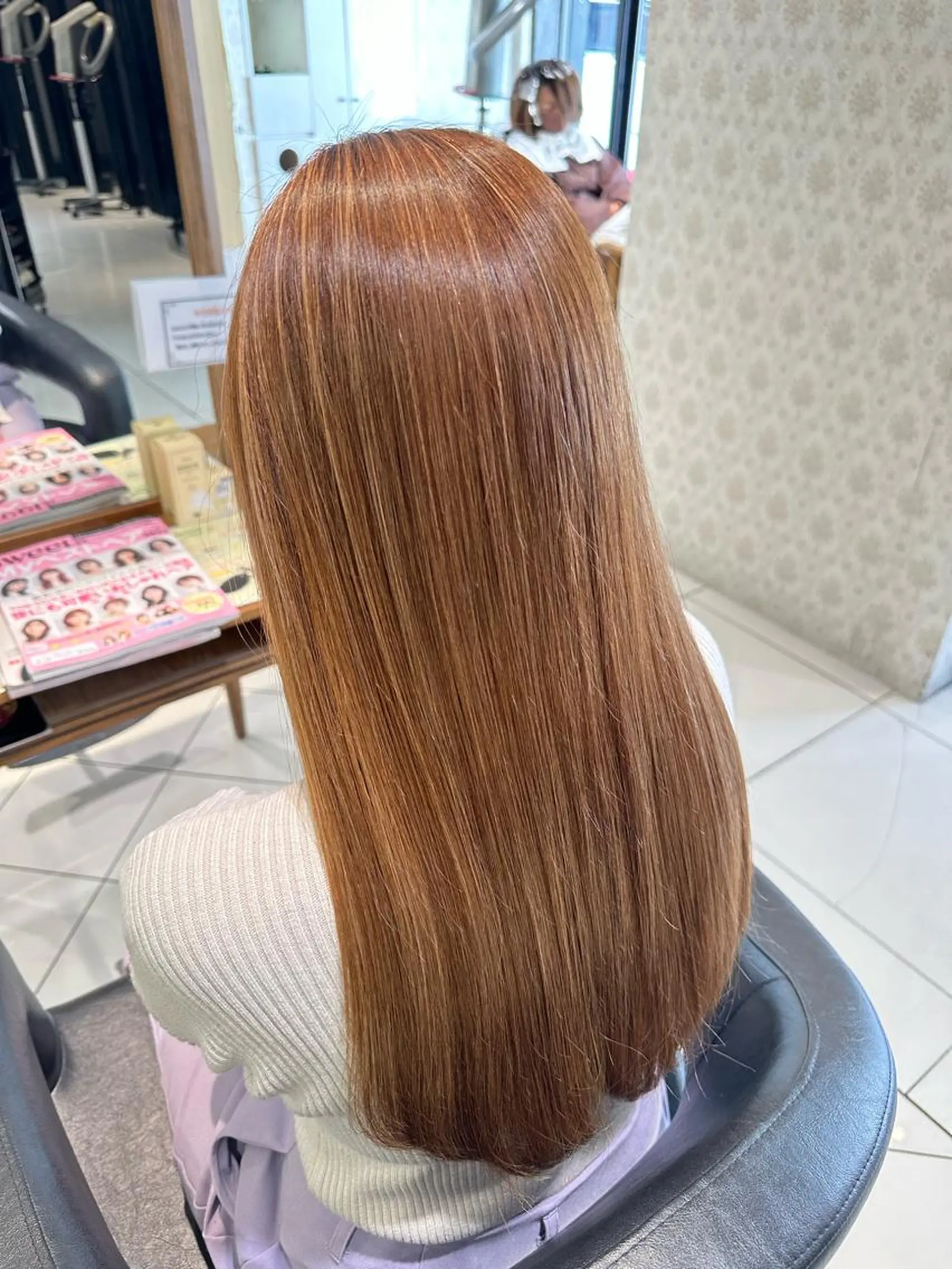 ロング ハイライト 髪質改善 ヘアカラー トリートメント ✨美髪矯正の専門家✨ 髪質改善　松村のヘアスタイル