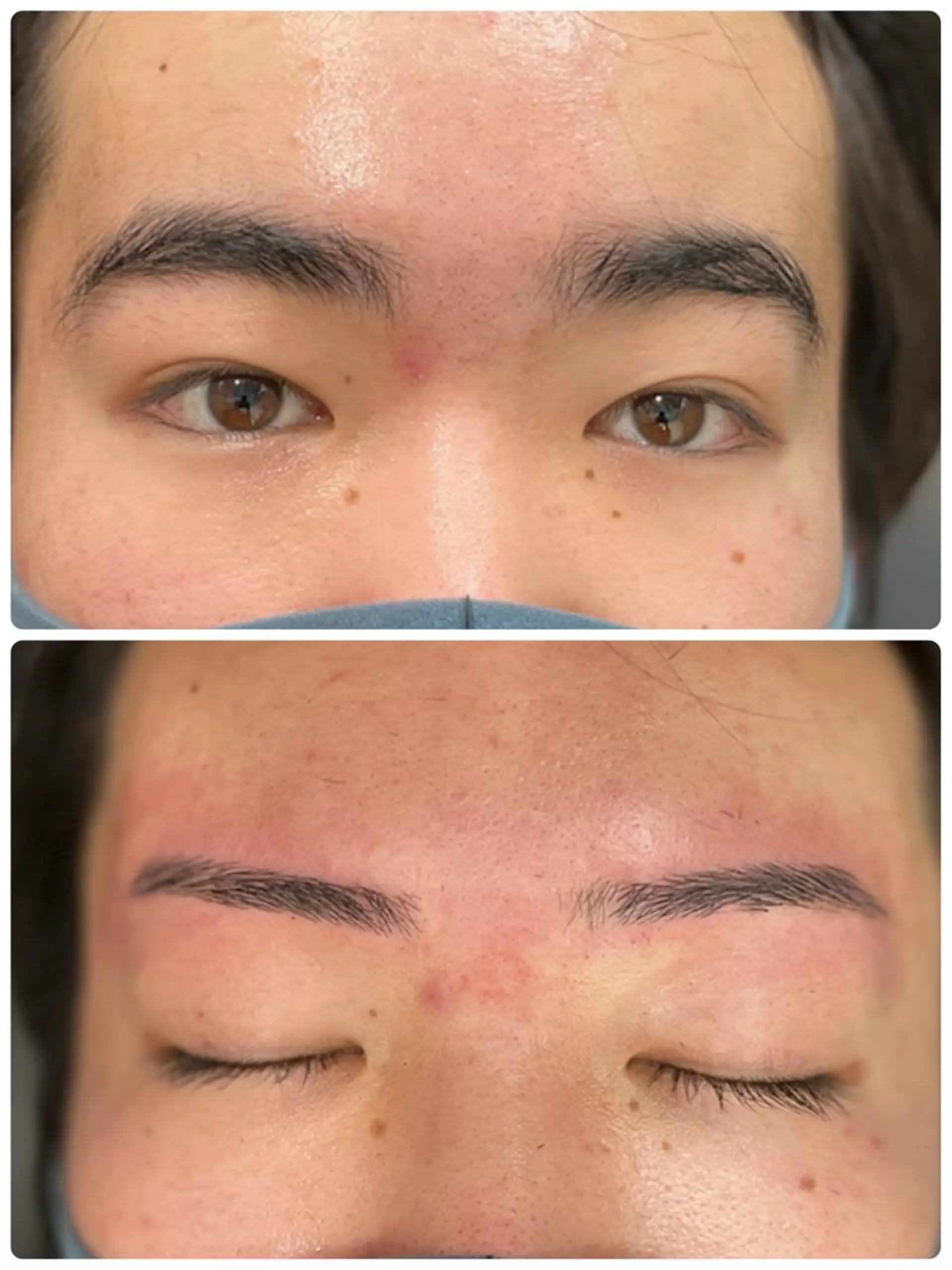 ショート カラー アイブロウ メンズアイブロウ 眉毛ワックス脱毛 ワックス脱毛 眉カット 溝部裕太Hair salon808代表のヘアスタイル