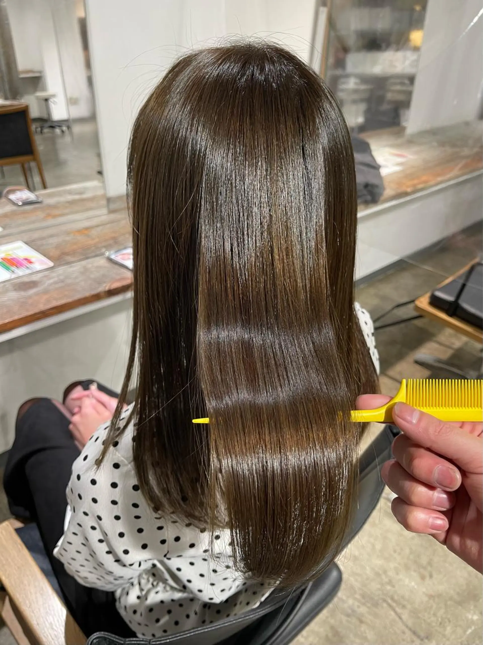 ロング アッシュ 髪質改善 骨格補正施術/メンズ 専門美容師/YUYAのヘアスタイル