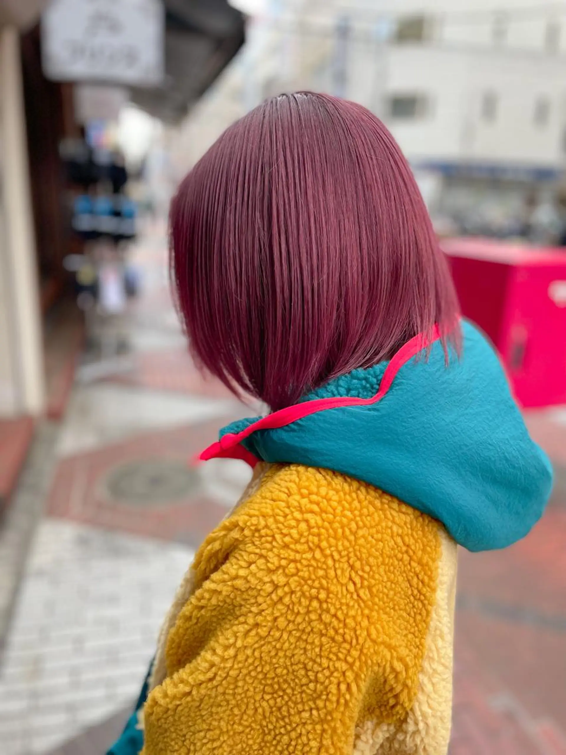 ミディアム ヘアカラー Ma ruのヘアスタイル