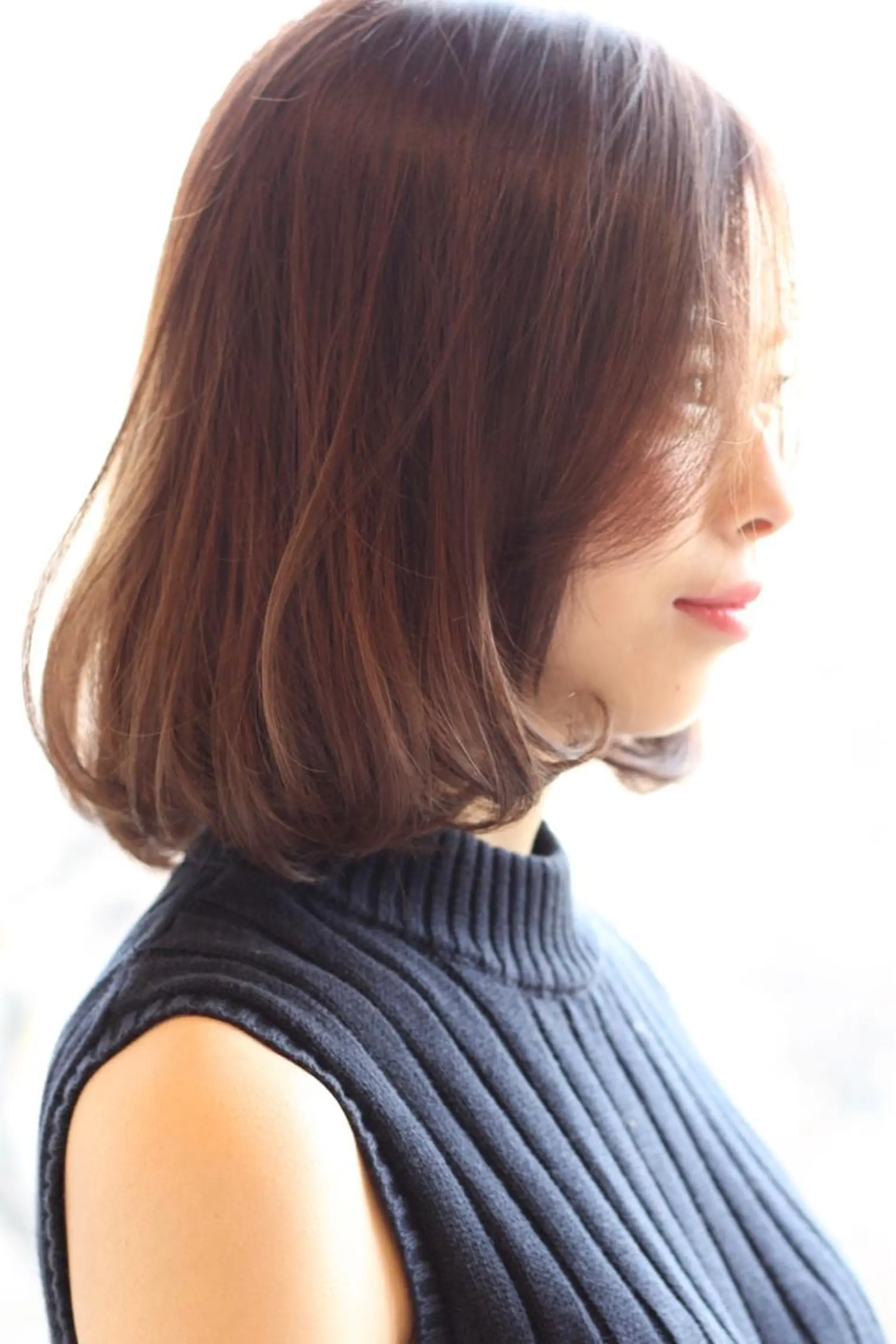 ミディアム カラー パーマ Lond labのヘアスタイル