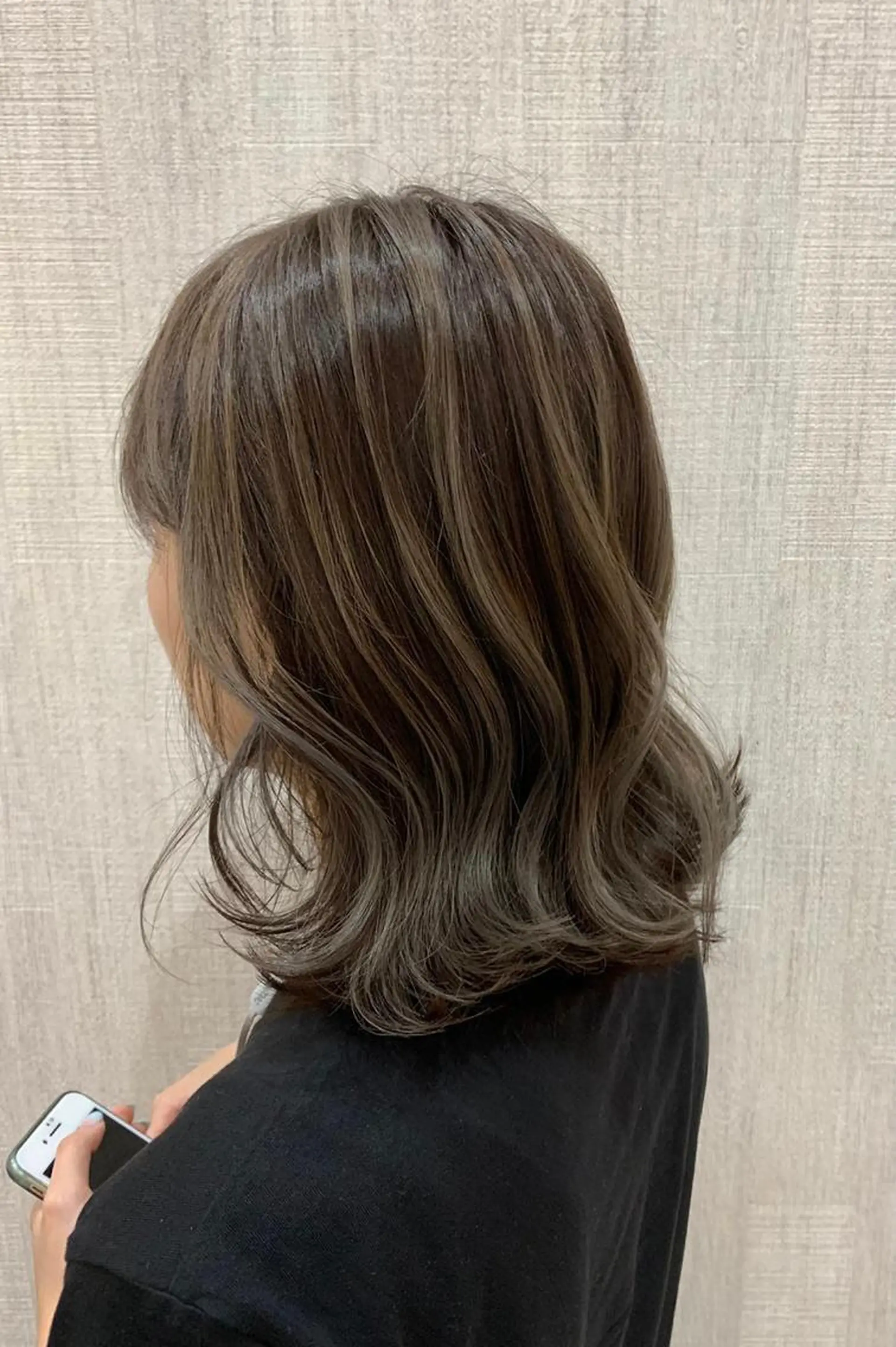 ミディアム カット 縮毛矯正 店長✨レイヤー✖️ 髪質改善✖️韓国ヘアのヘアスタイル