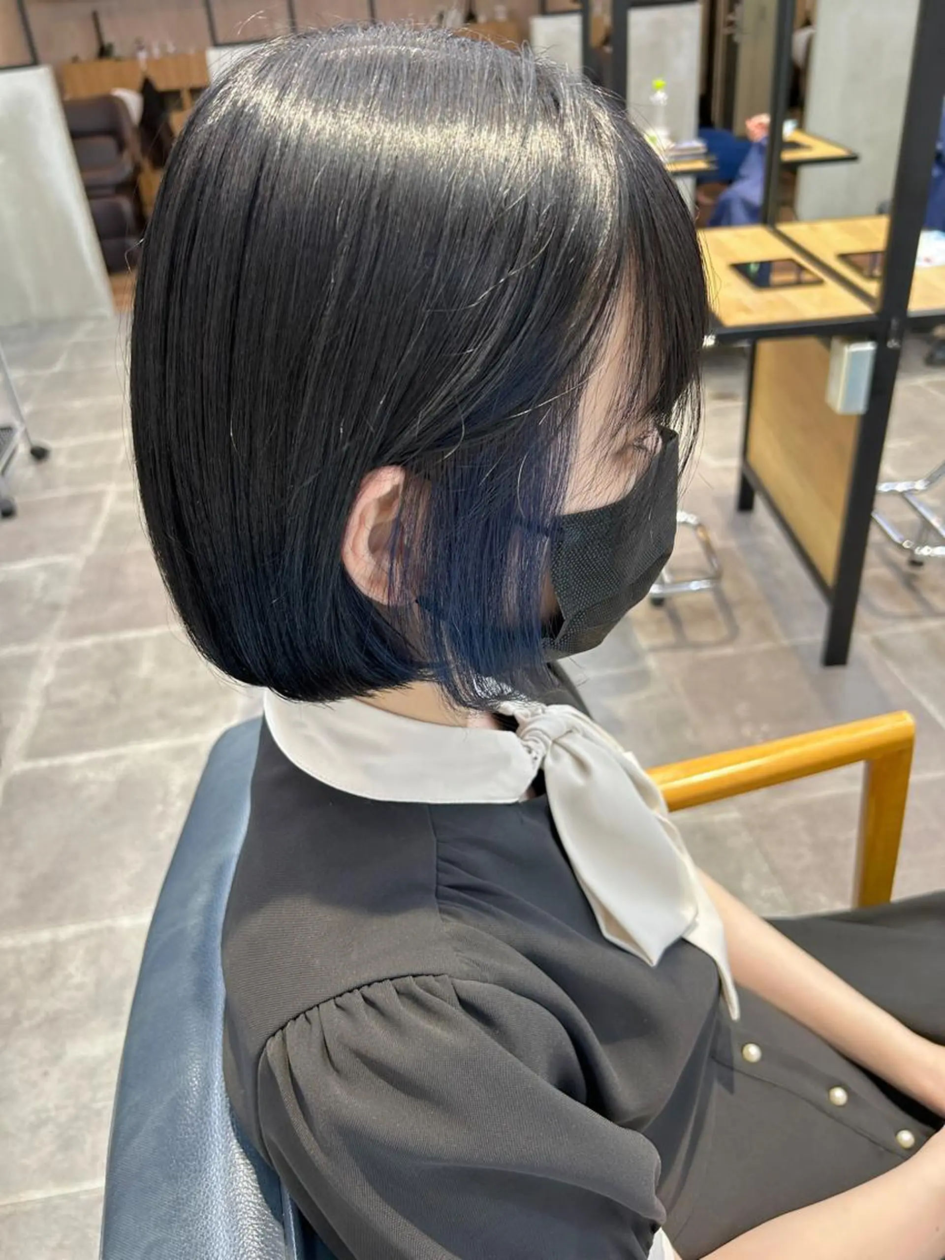 ショート カラー ヘアカラー トリートメント newi梅田🫧韓国 ヘア🫧sakiのヘアスタイル