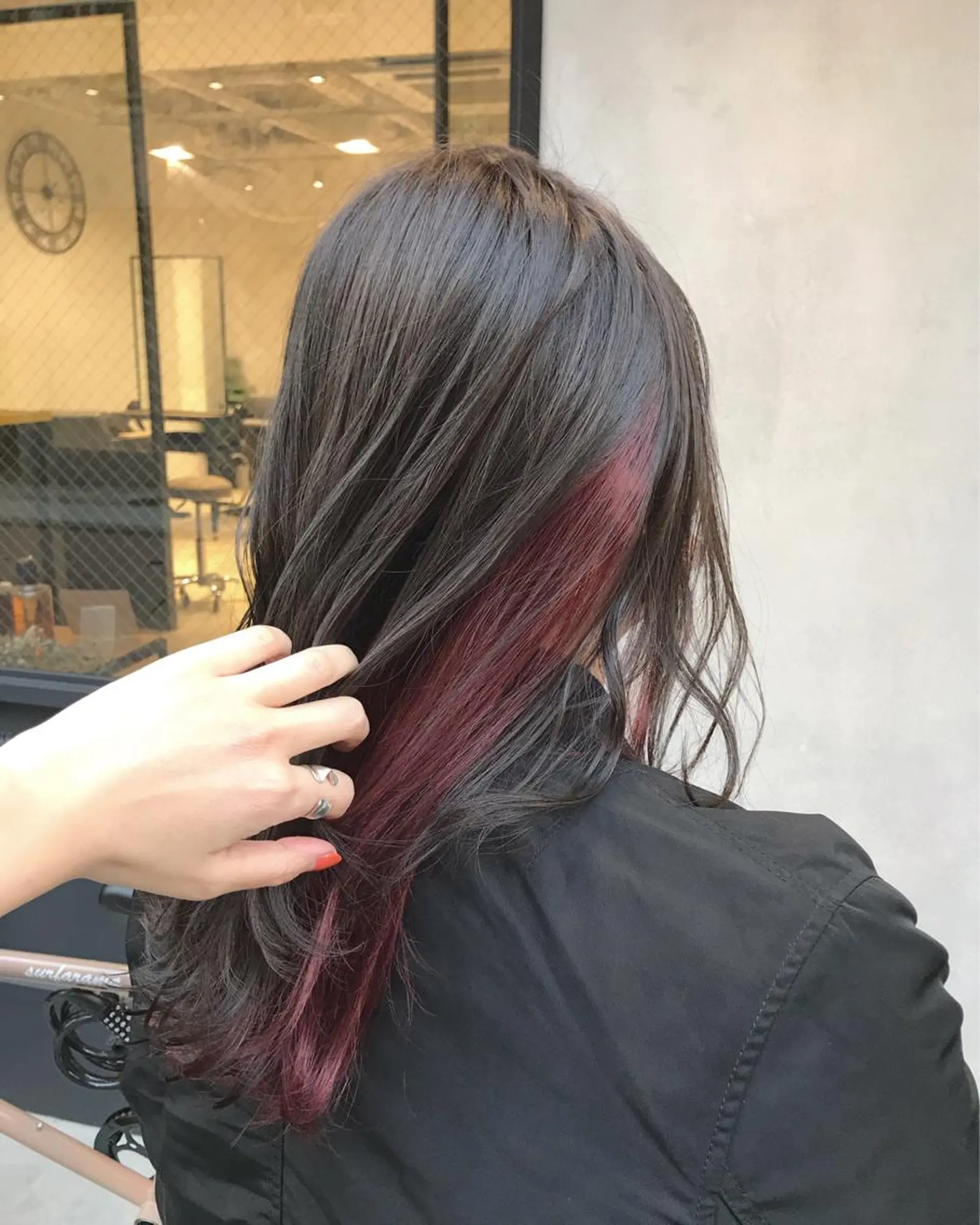 セミロング カラー 暖色カラー🍊 ボブ🌿顔周りcutのヘアスタイル