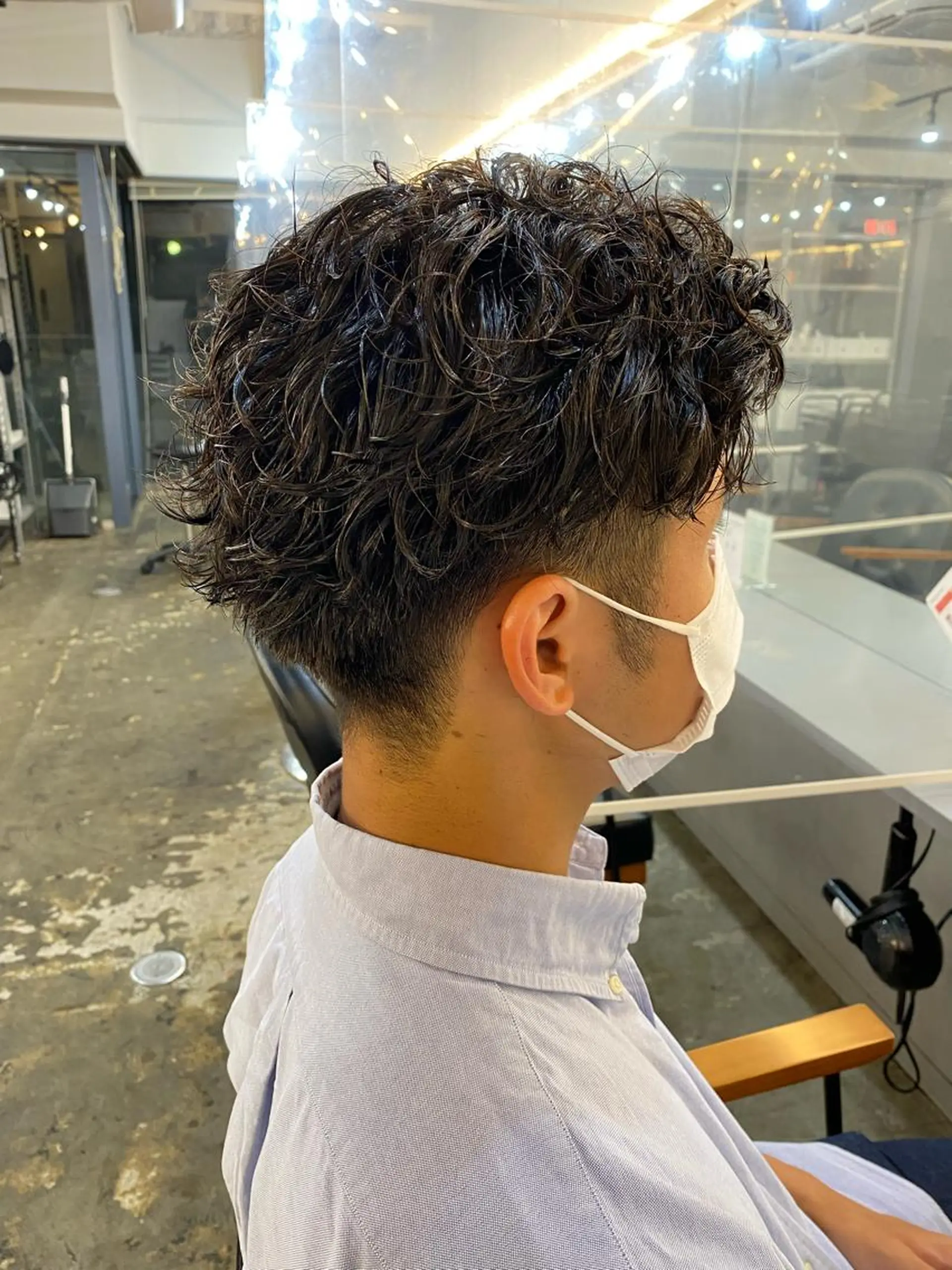 パーマ メンズ メンズパーマ ツイストスパイラルパーマ スパイラルパーマ カット パーマ ✂韓国レイヤー 🦋みやび🪽のヘアスタイル