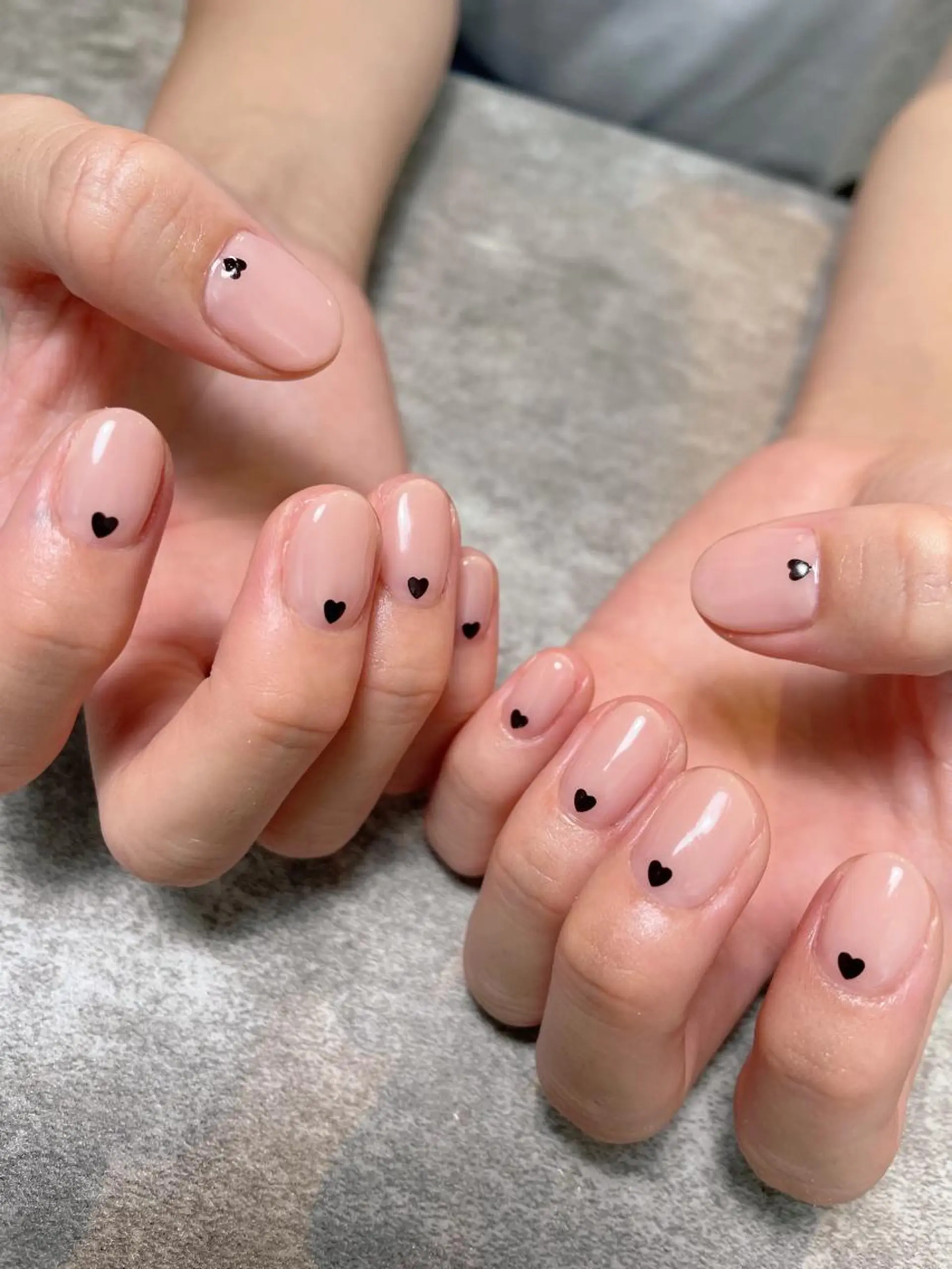 ネイル ハート ハンドネイル ma riのネイルデザイン