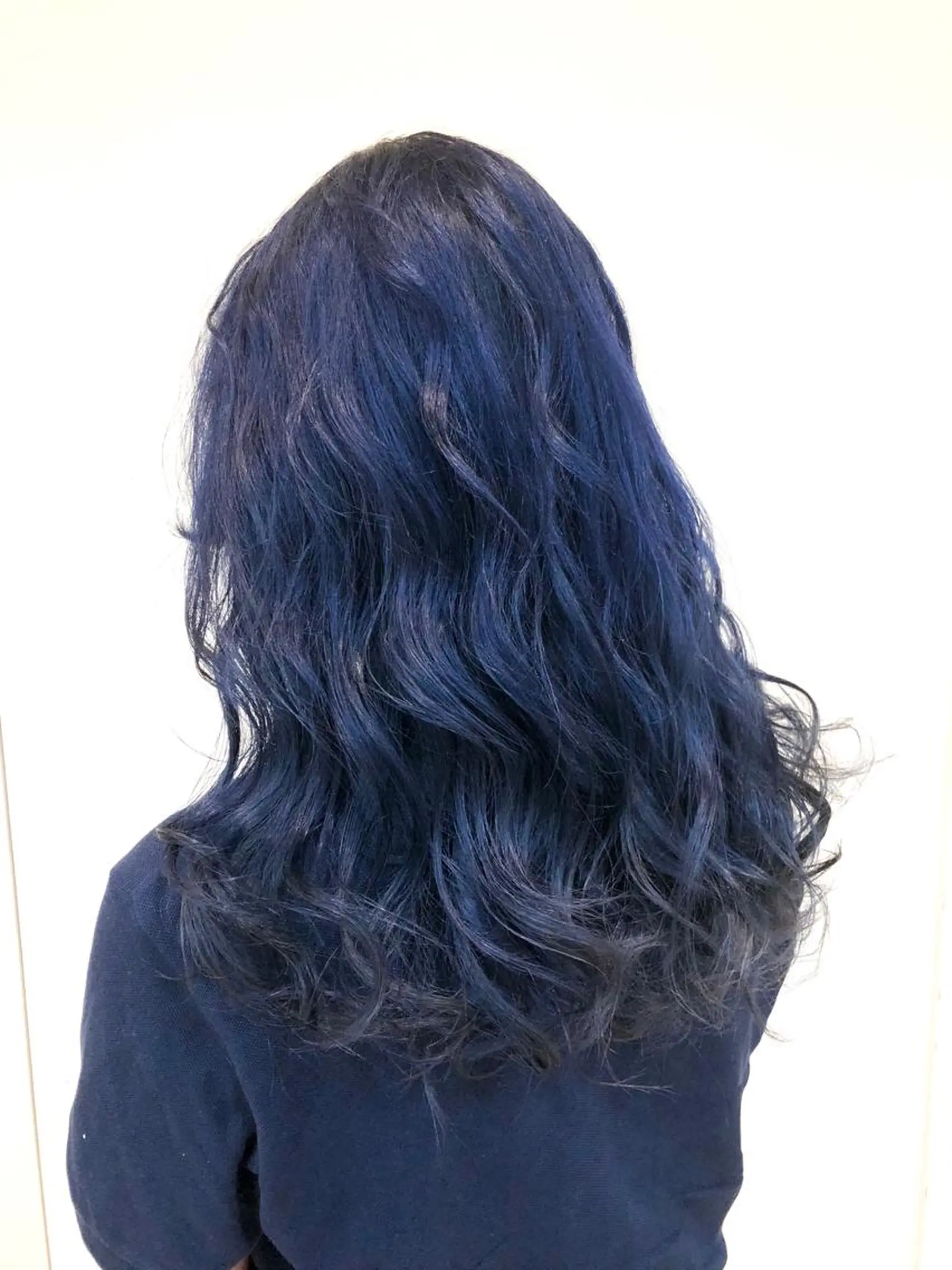 ロング カラー ヘアアレンジ ブルーカラー メンズパーマ特化/ メッシュ/薫/店長のヘアスタイル