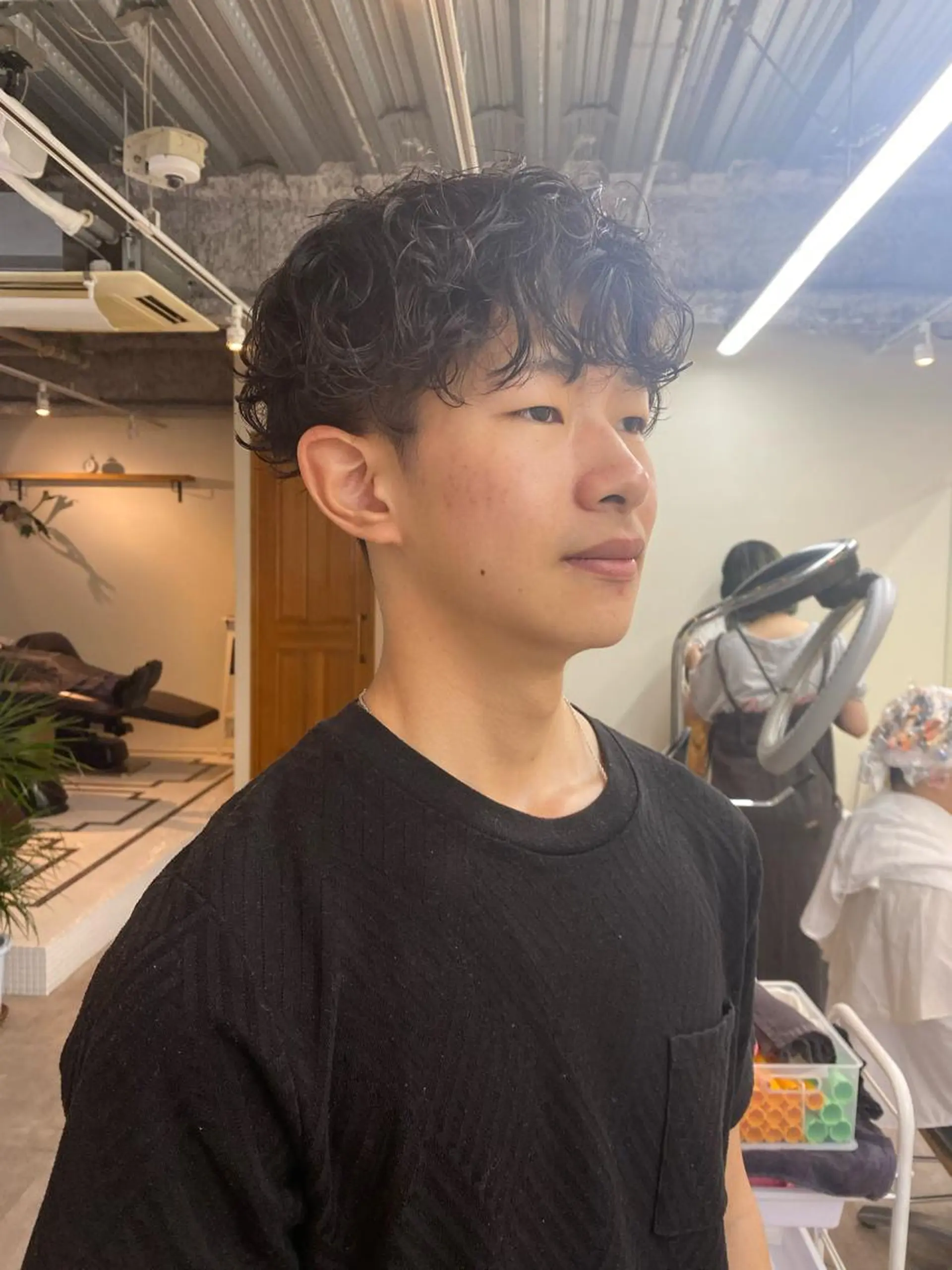 パーマ メンズ メンズパーマ スパイラルパーマ カット パーマ シャドウパーマ/ 波巻パーマYu-Kiのヘアスタイル