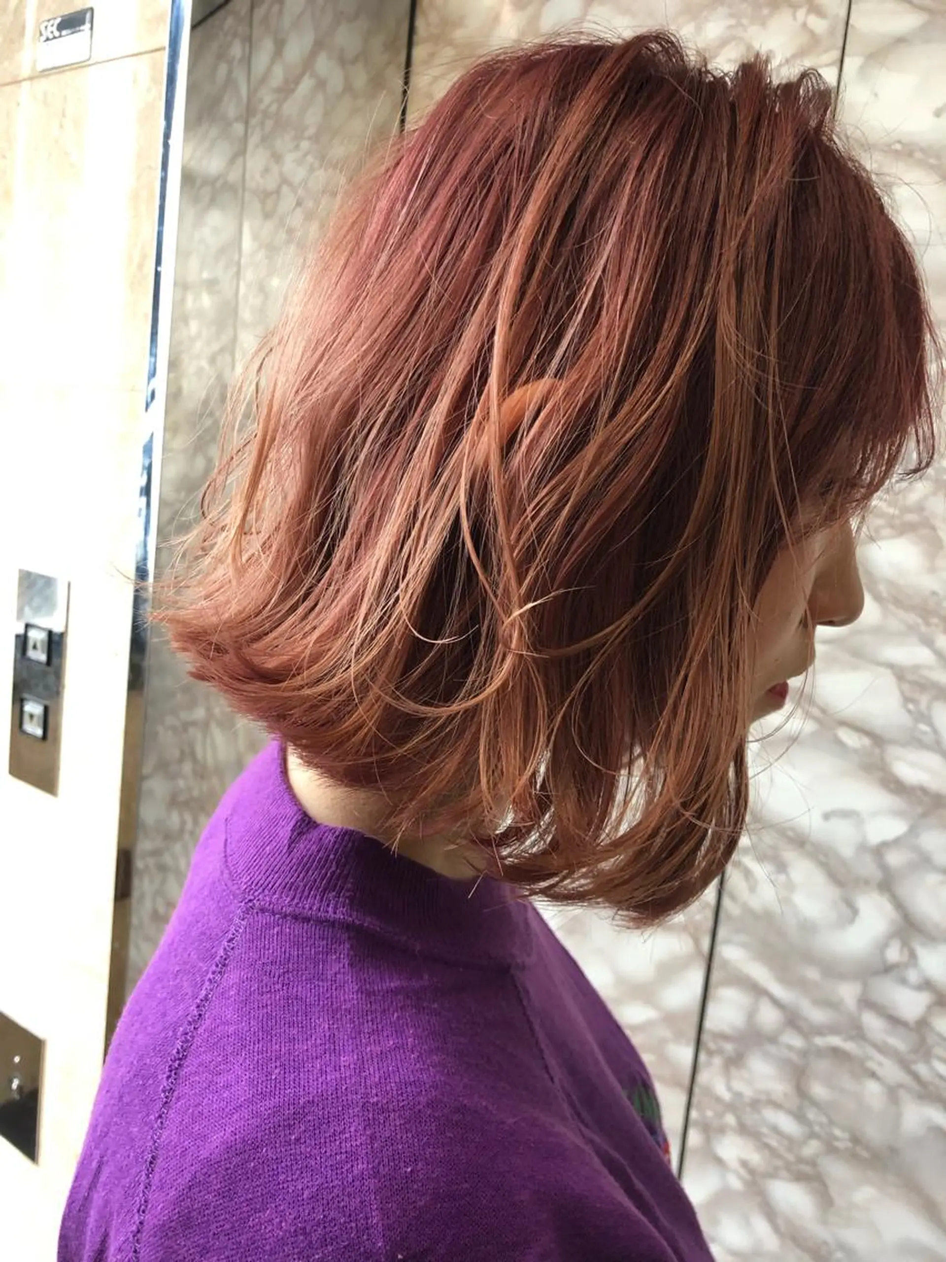 ショート カラー パーマ ヘアアレンジ メンズ メンズバレイヤージュ バレイヤージュ ピンクカラー レイヤーカット ヘアカラー トリートメント TOMO GEEKS代表のヘアスタイル