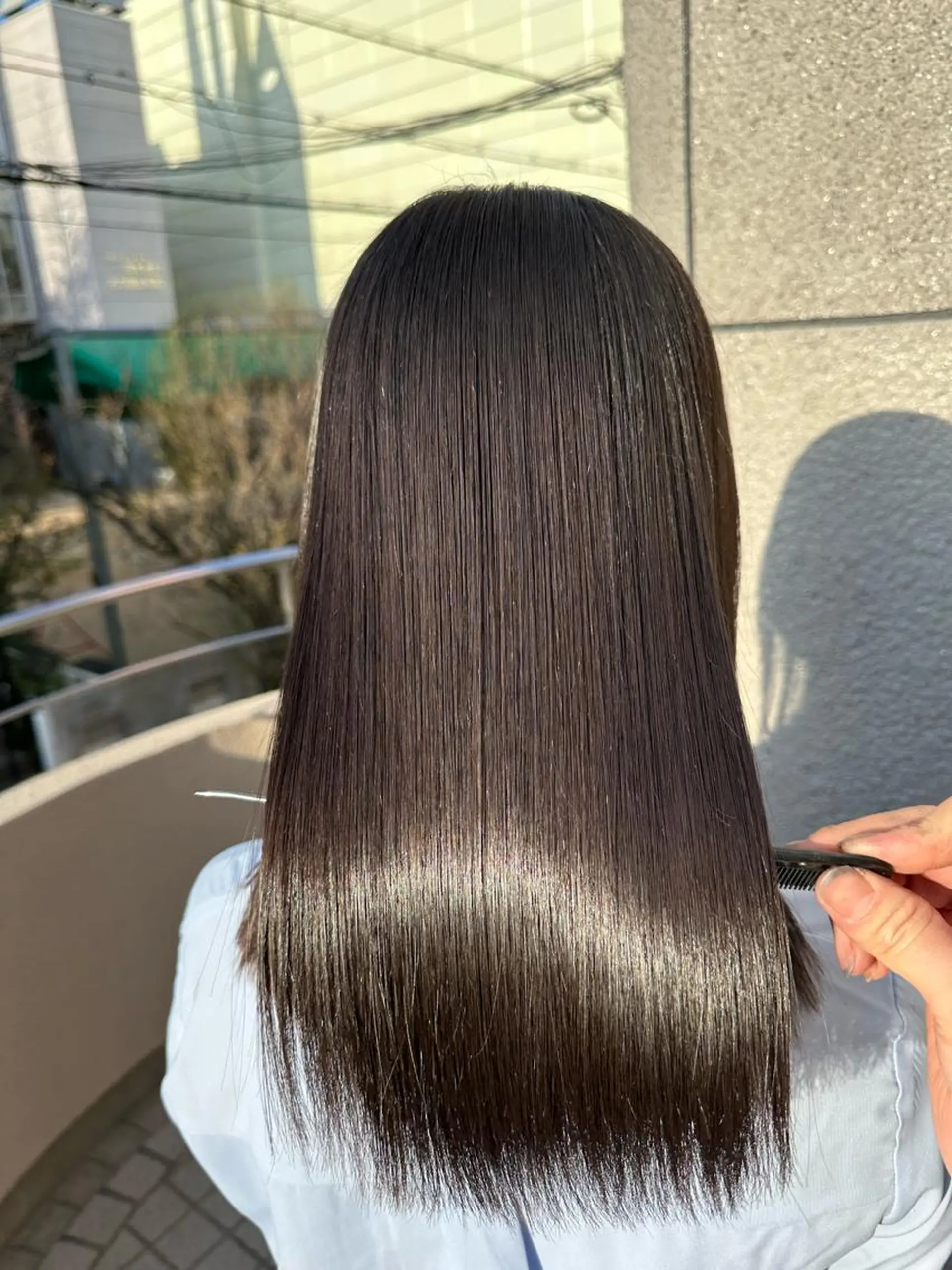 セミロング カラー ブリーチ ケアブリーチ ダブルカラー イヤリングカラー ハイライトカラー 神戸ボブ✂️ ioe三宮/田 伸佳のヘアスタイル