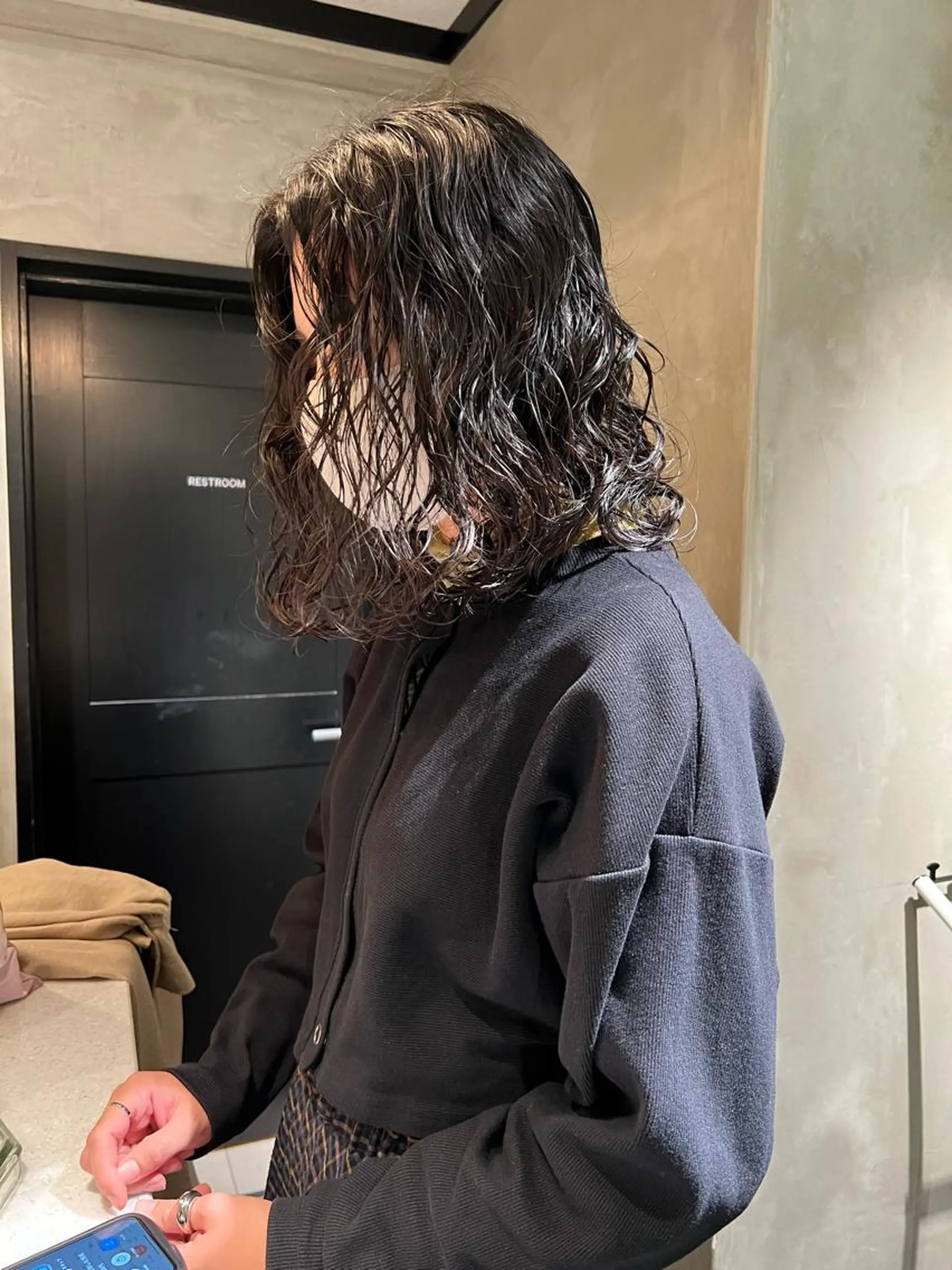 セミロング パーマ カット パーマ トリートメント アンニュイヘア🪽 ayumiのヘアスタイル