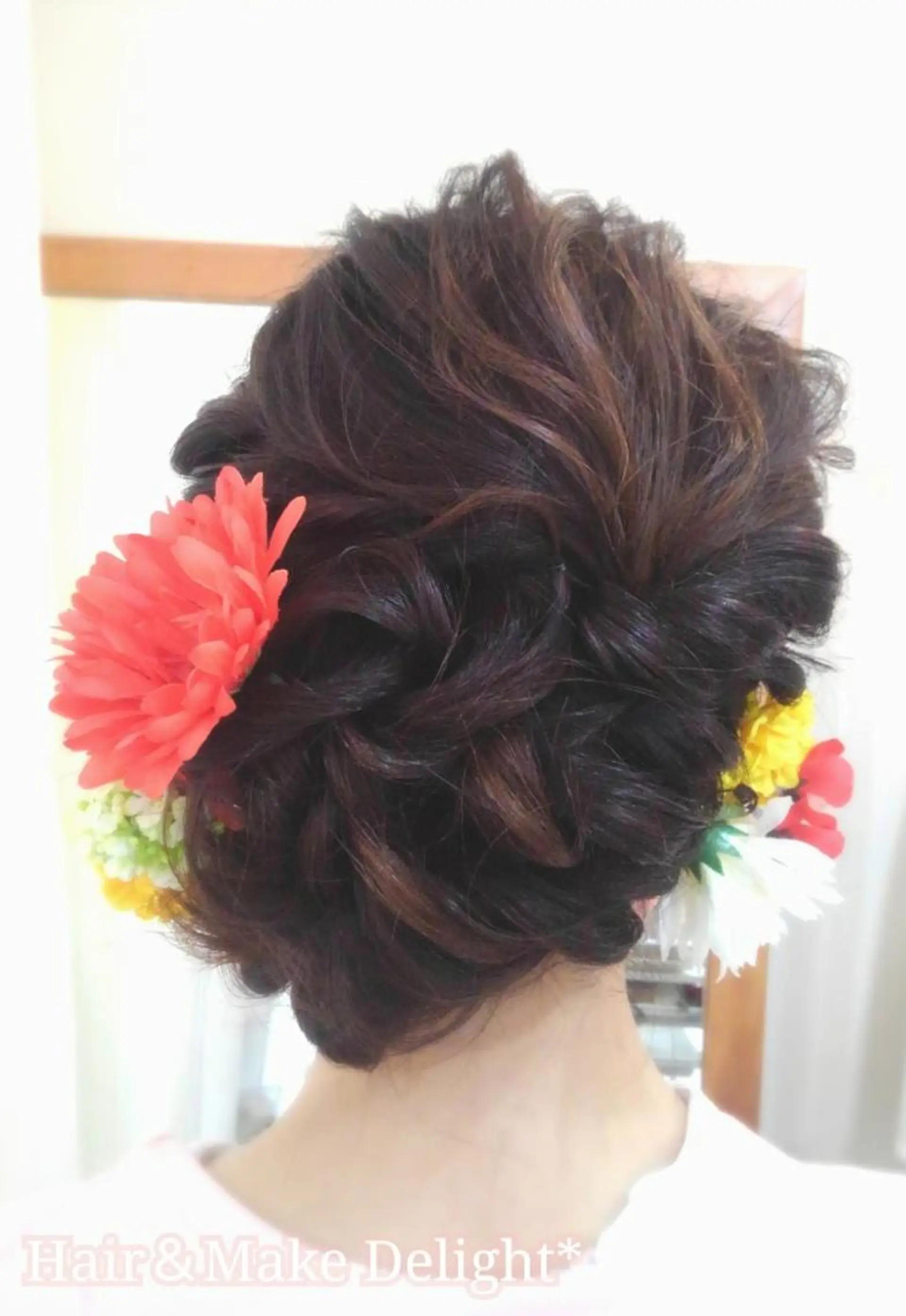 ヘアアレンジ セミロング Hair&Make  Delight*のヘアスタイル