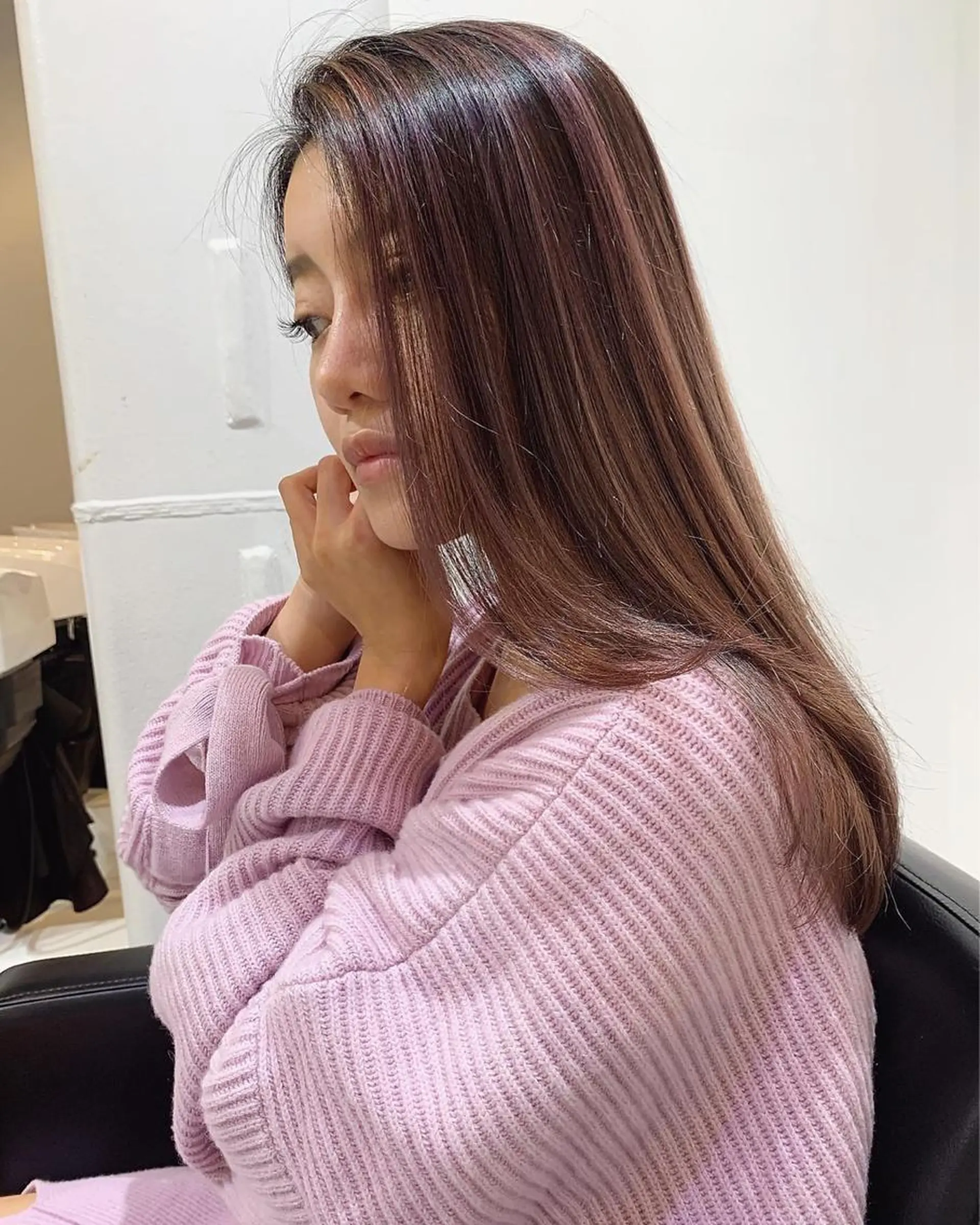 ロング カラー ヘアアレンジ ベージュカラー グラデーションカラー ハイライトカラー くせ毛 外国人風カラー 阿部 圭悟のヘアスタイル