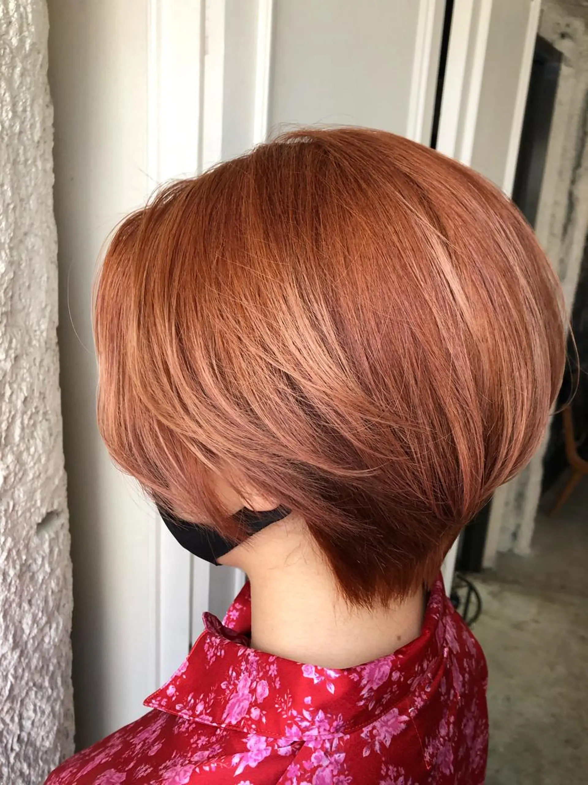 ショート カラー ヘアアレンジ 🤎艶髪×透明感🤎 【𝙔𝙐𝙕𝙐】のヘアスタイル