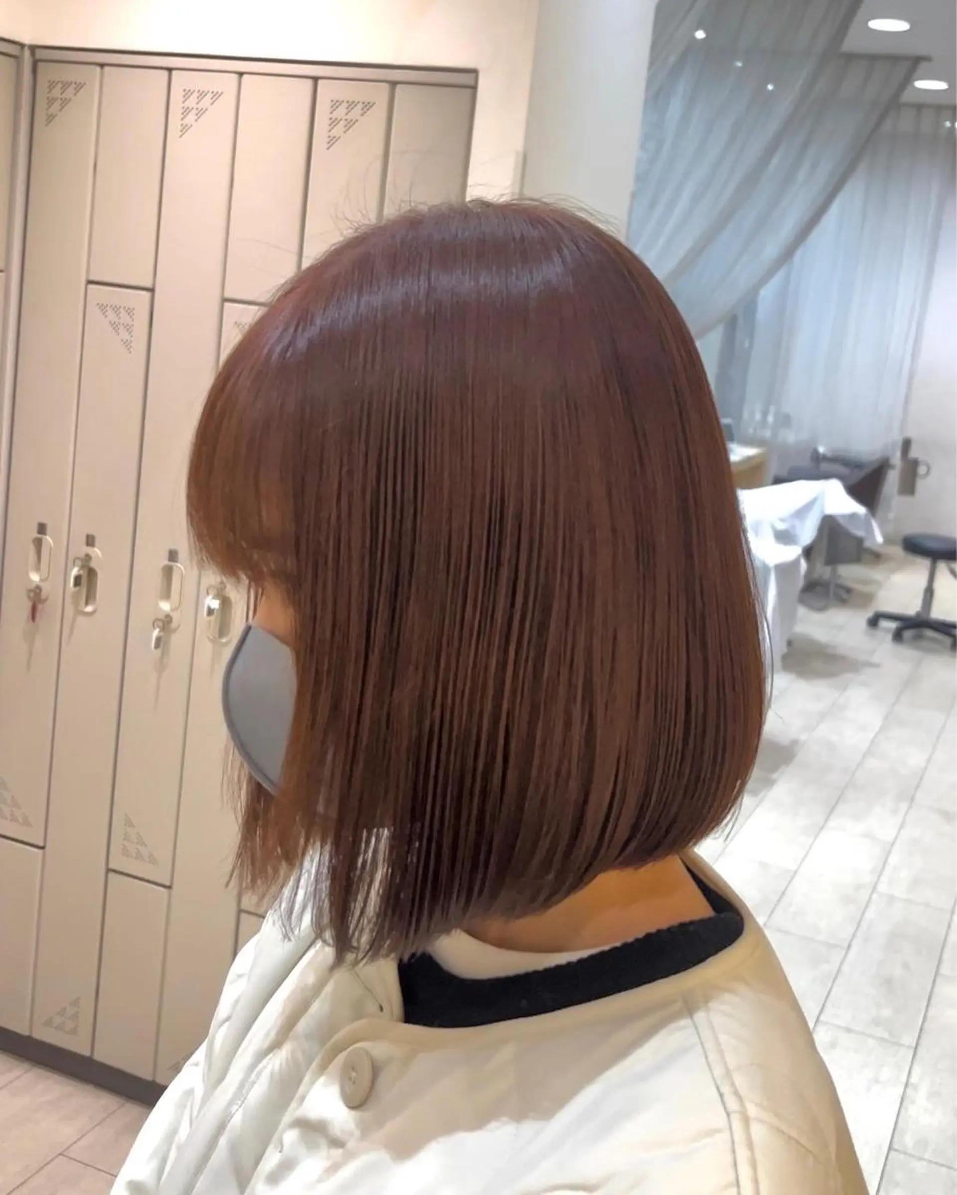 カラー グレージュ/透け感 カラー/透明感カラーのヘアスタイル