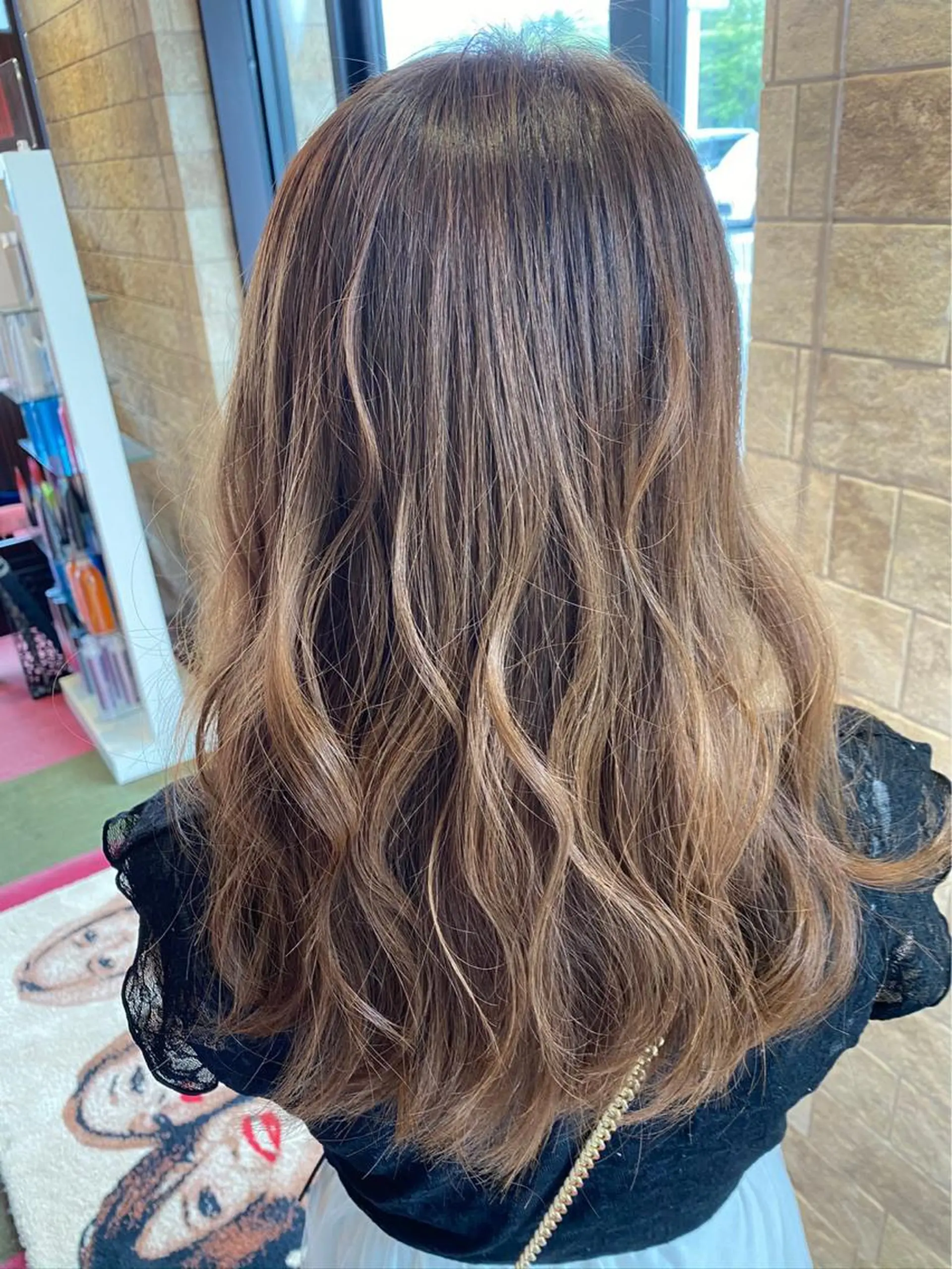 ロング 中谷 明日香のヘアスタイル