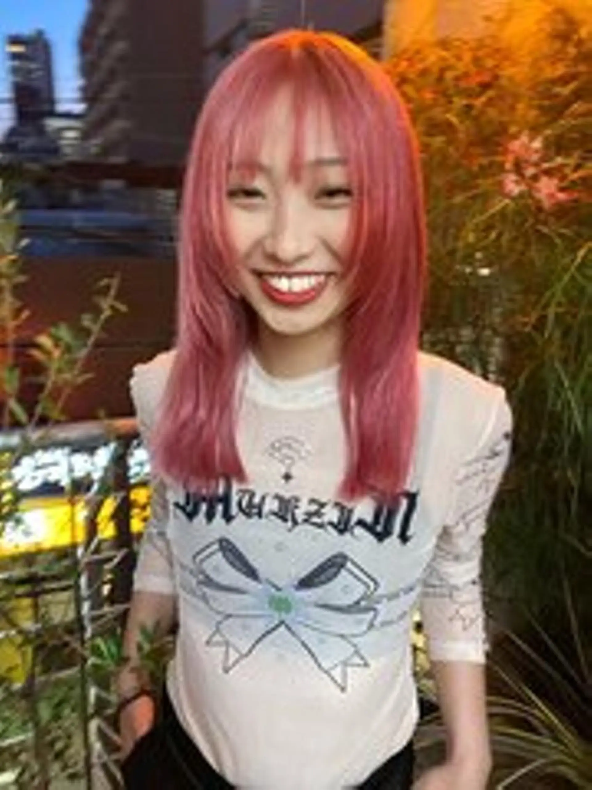 ミディアム カラー カラー/ダブルカラー インナーカラー/ボブのヘアスタイル
