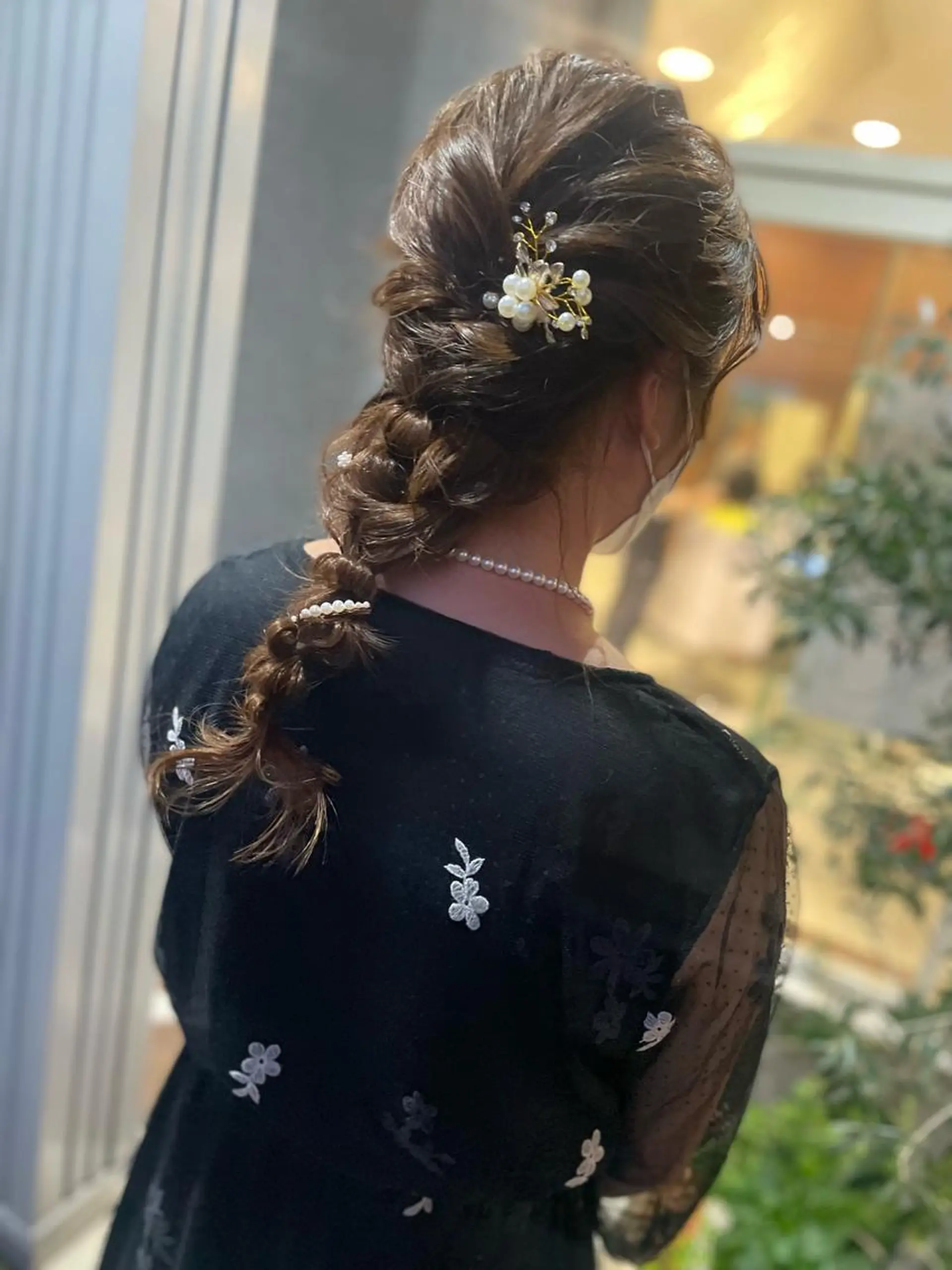 ロング ヘアセット 佐々木 麻純のヘアスタイル