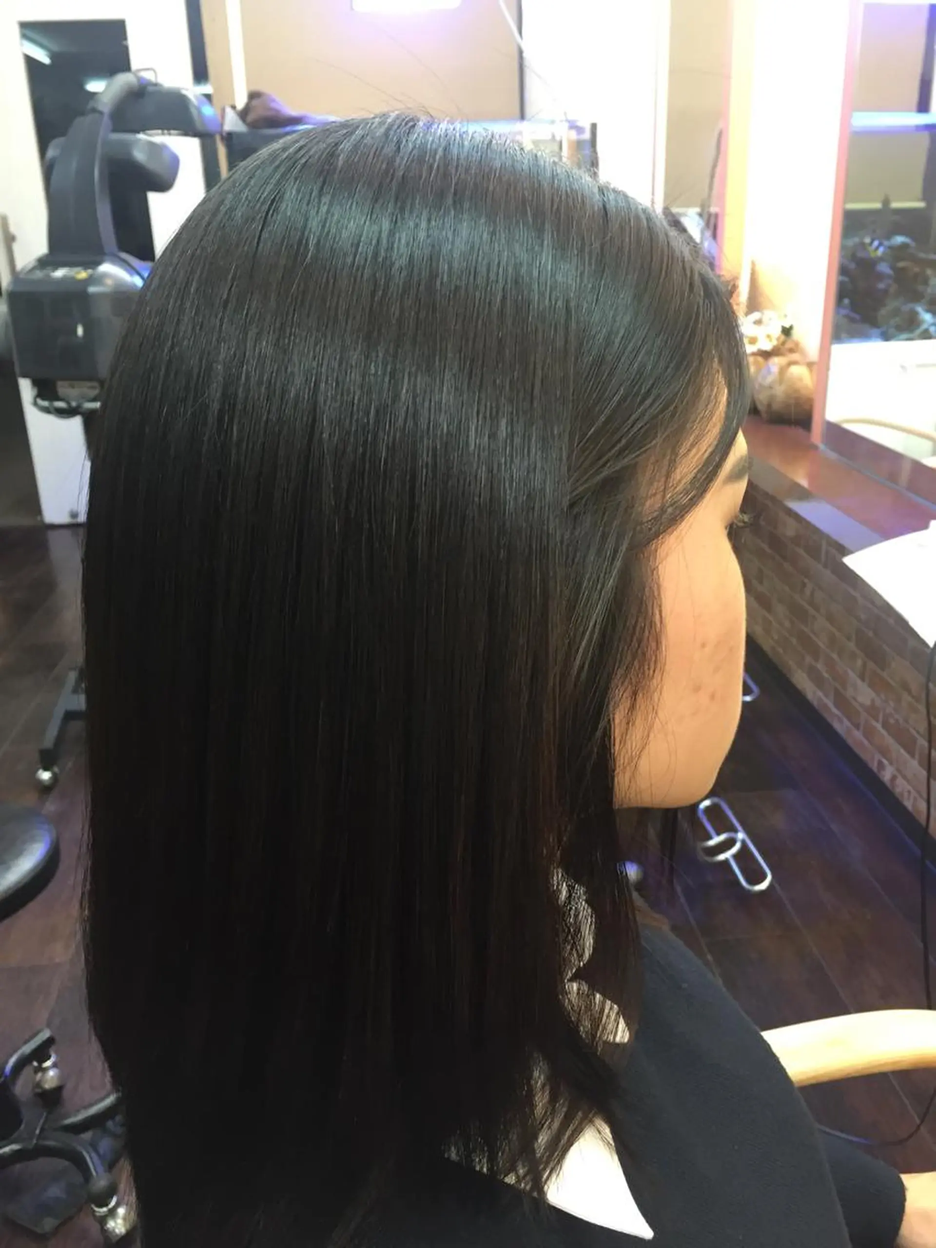 ミディアム パーマ 桧山 真のヘアスタイル