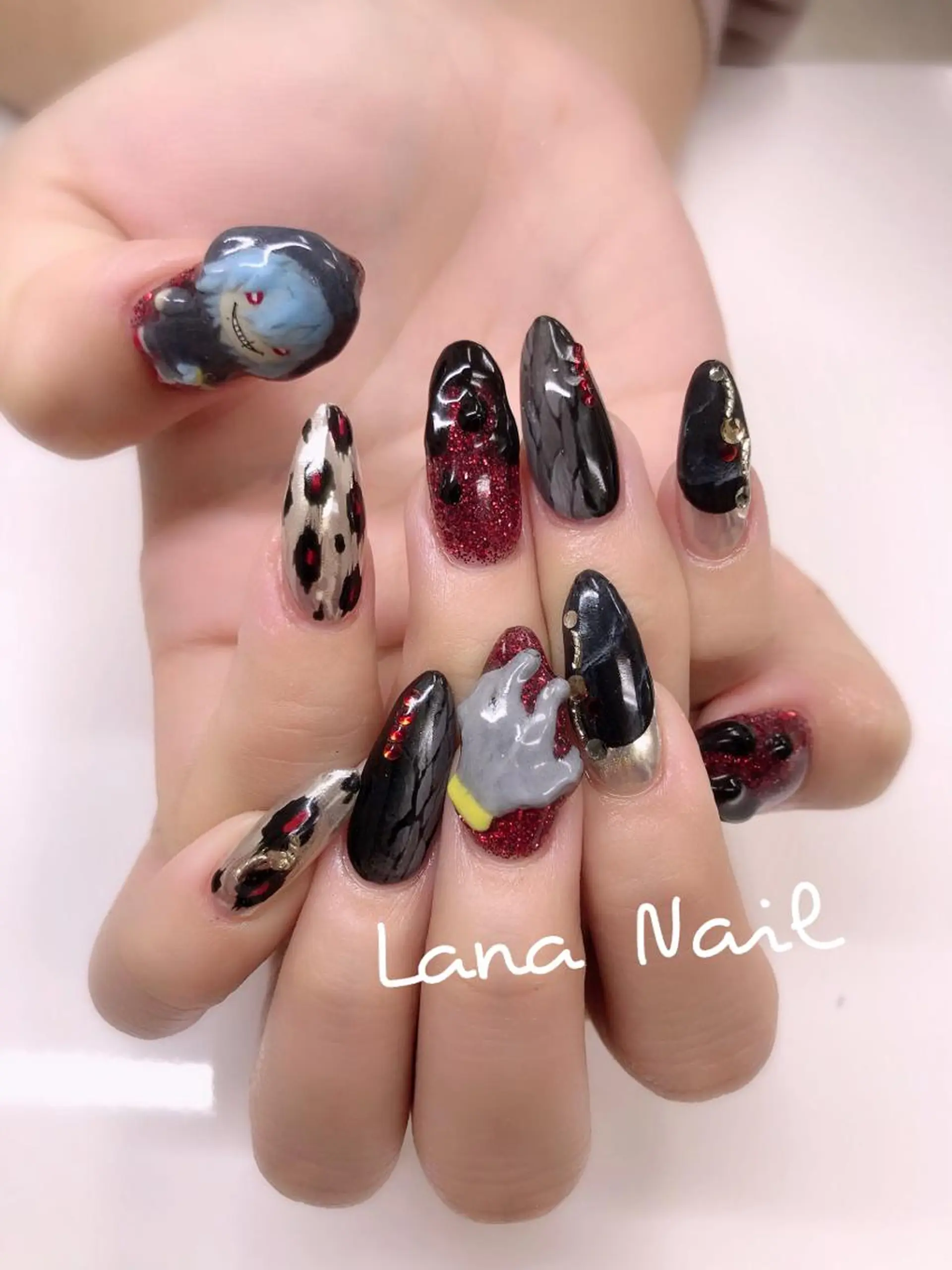 ネイル スカルプネイル Lana Nailのネイルデザイン