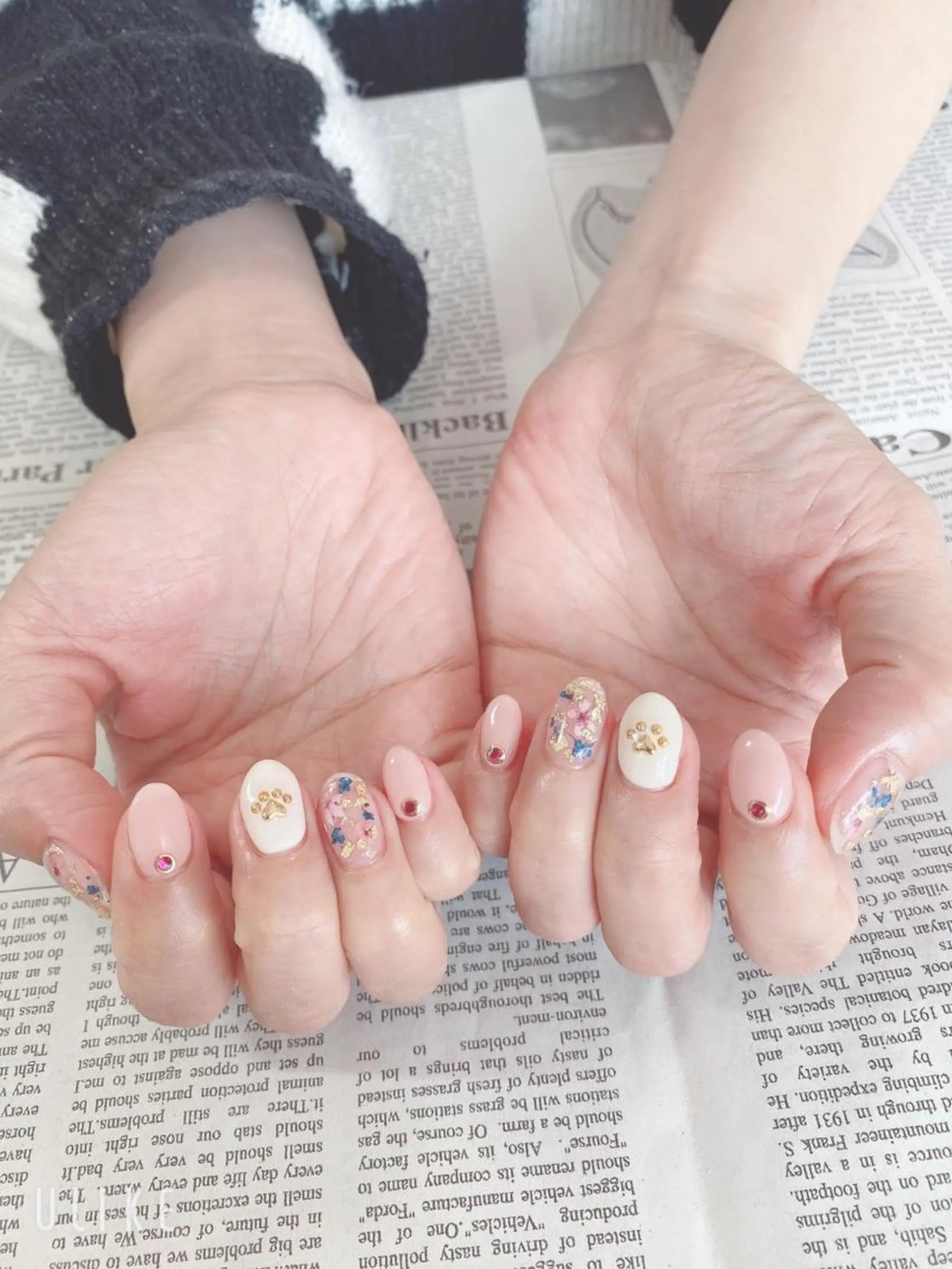 ネイル ハンドネイル ハンドケア 森山 舞のネイルデザイン