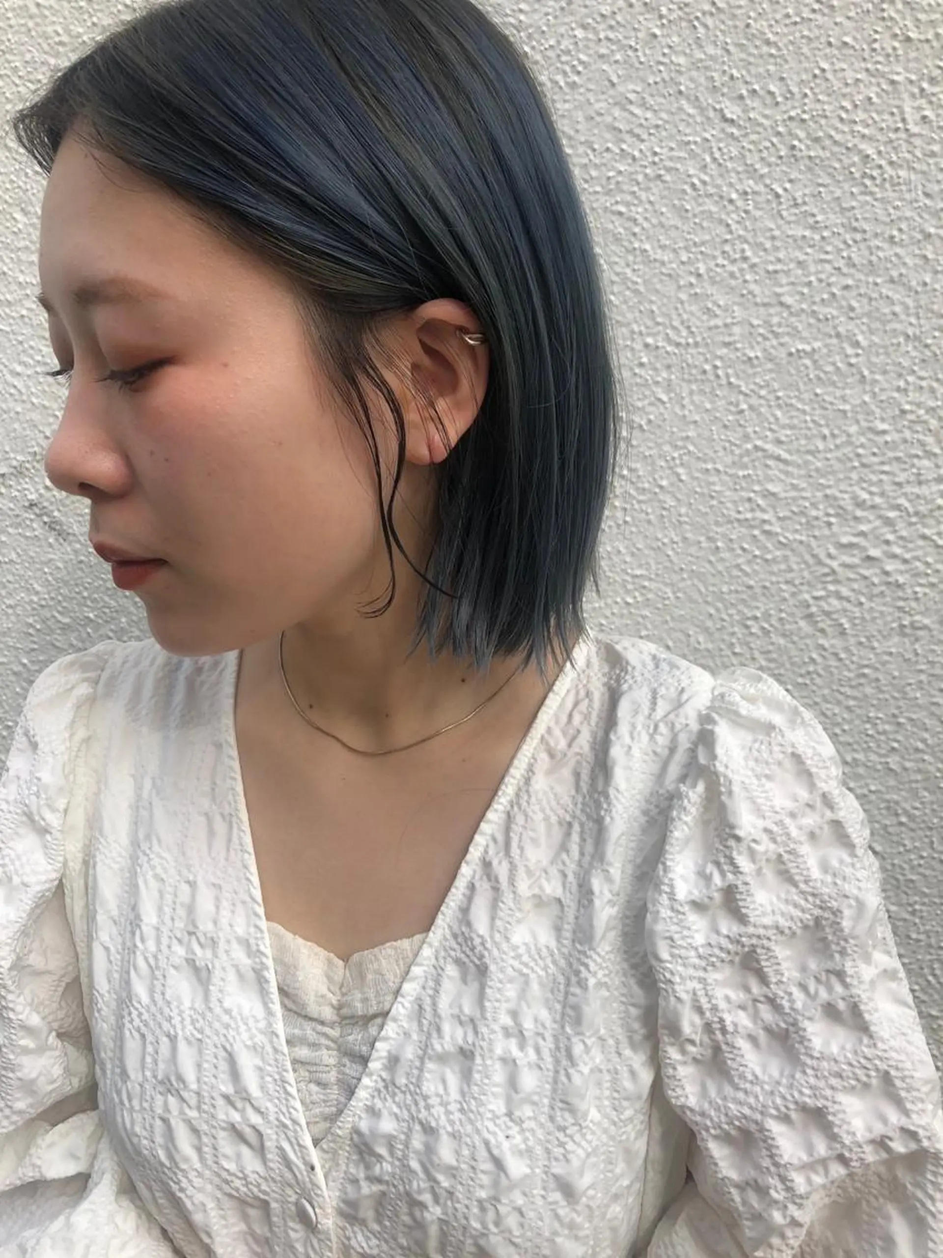 ショート カラー ヘアカラー hono/ボブ/ ハイトーン/ベージュのヘアスタイル