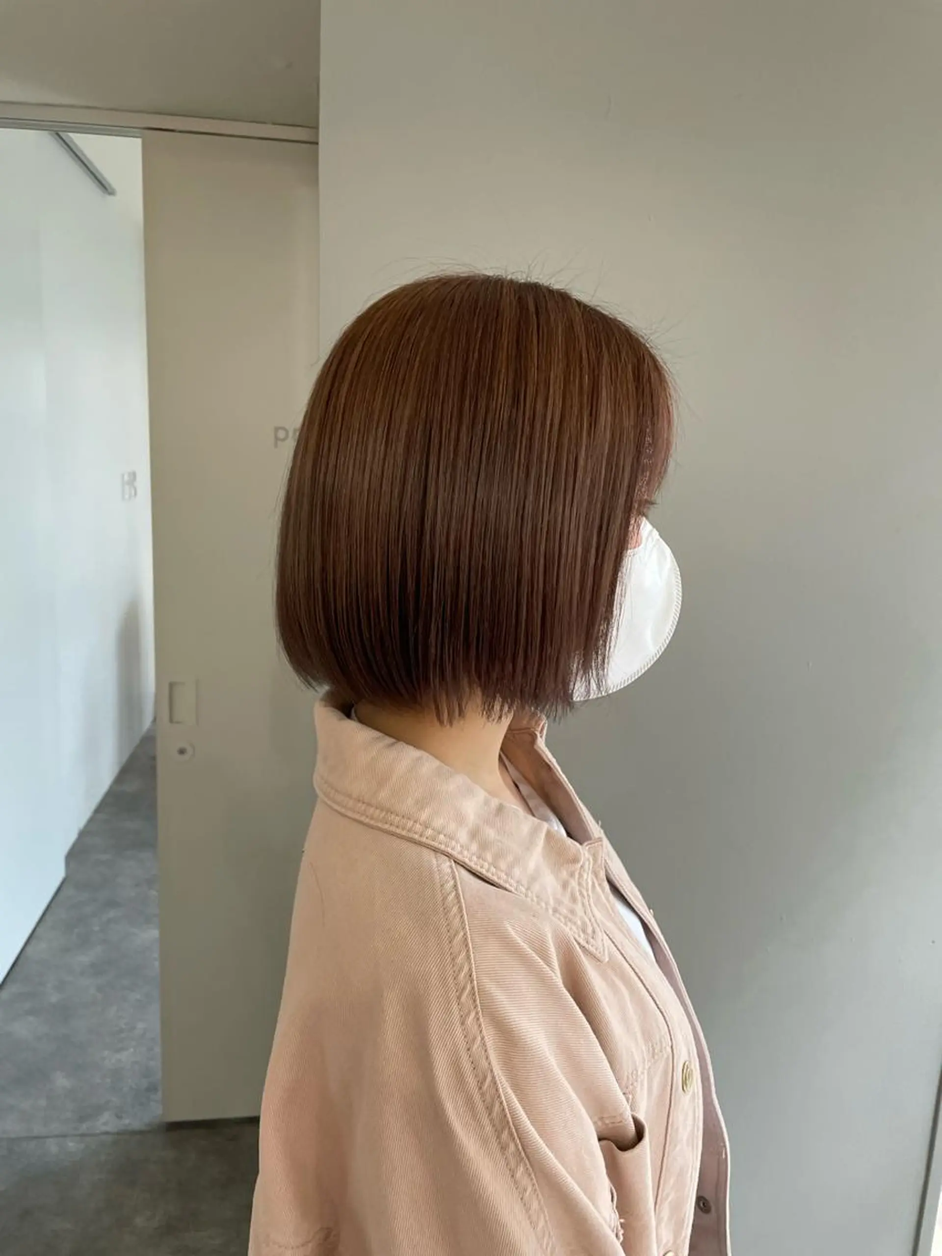 ショート チョコレートブラウン ヘアカラー soyon心斎橋所属・♡透明感/艶カラー/ M a I ♡のヘアスタイル