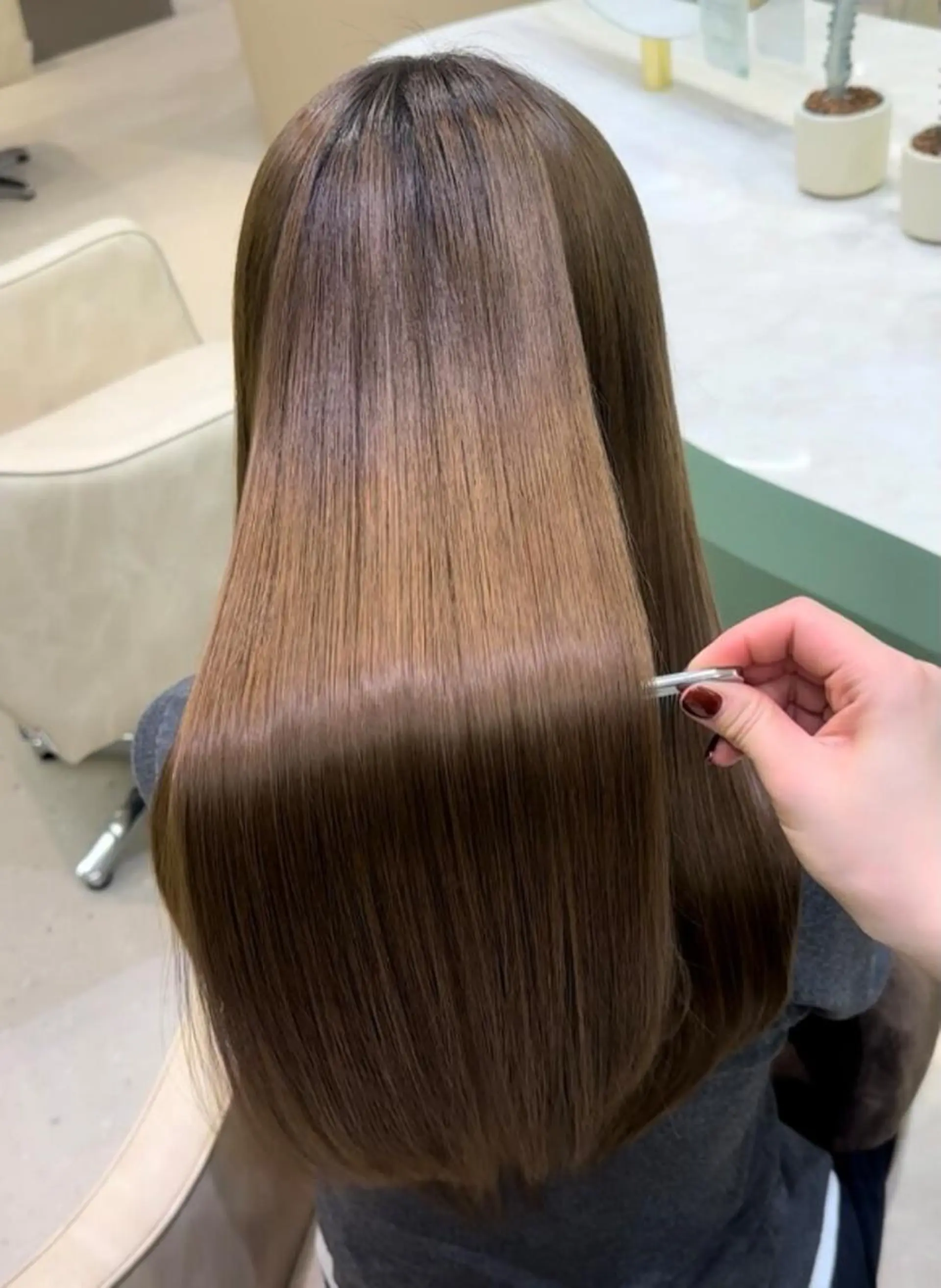 パーマ 髪質改善/透明感 カラー/松尾美南海のヘアスタイル