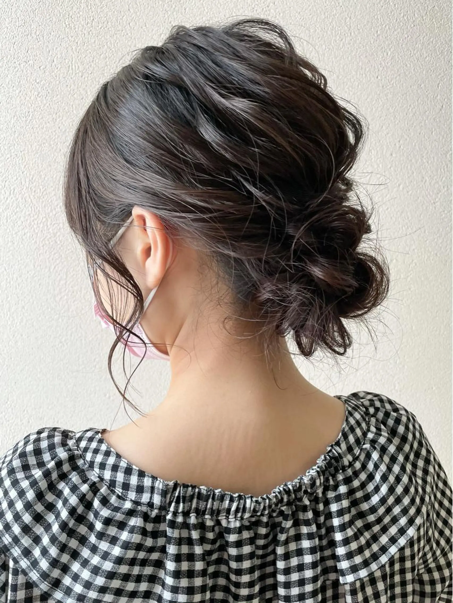 セミロング ヘアアレンジ 沢田 瞳のヘアスタイル