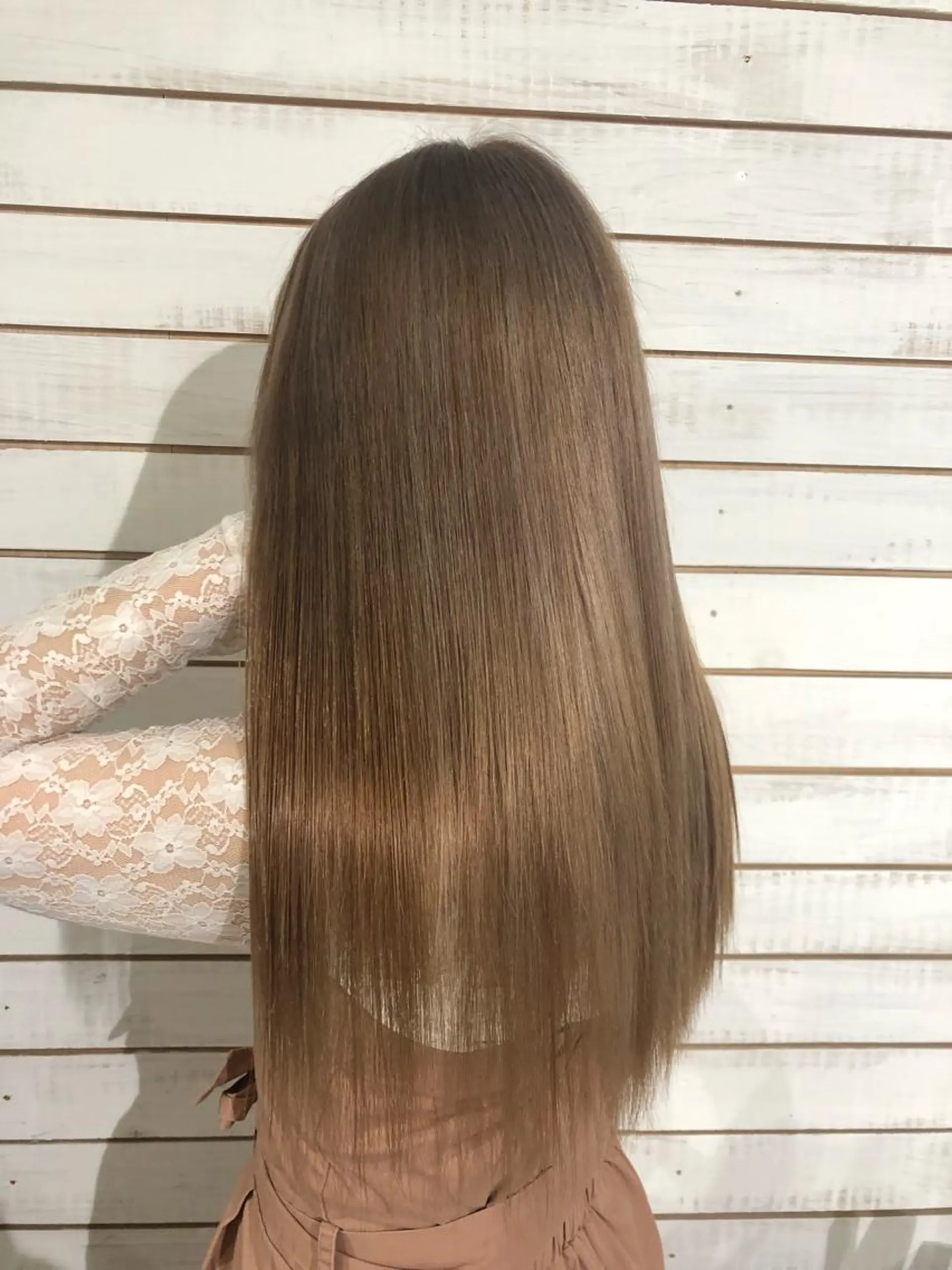 ロング カラー ベージュカラー カット ヘアカラー トリートメント 🧡艶髪ちゅるん髪 🫧🧡YUKI❄️のヘアスタイル