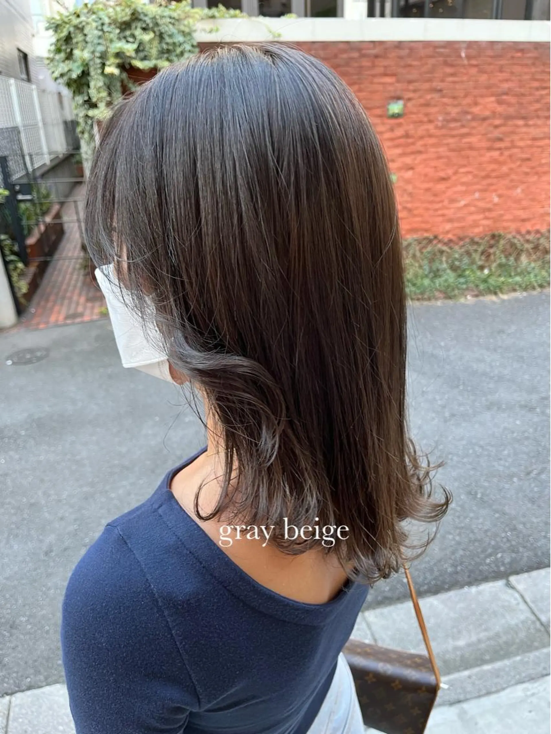 ミディアム カラー レイヤー/髪質改善/ 美髪矯正/手塚凌のヘアスタイル