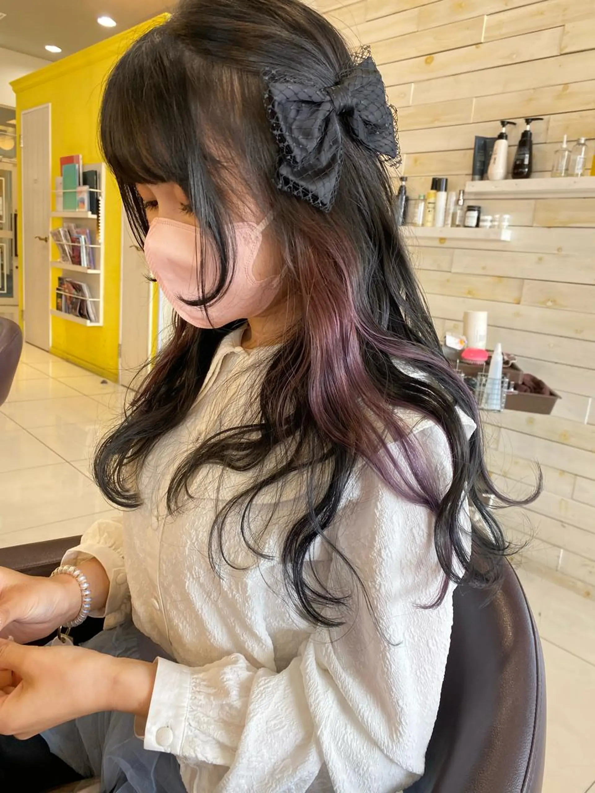 ロング カラー riho/ブリーチ/ デザインカラー/辻堂のヘアスタイル