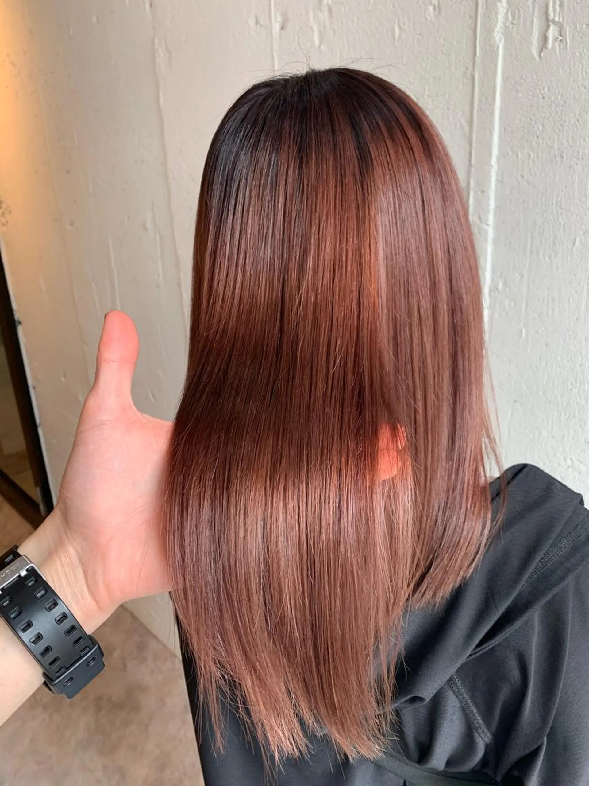 セミロング カラー パーマ ピンクカラー バイオレットカラー バイオレットピンク 💛丁寧さNo.🥇 🧸片山智裕💛のヘアスタイル