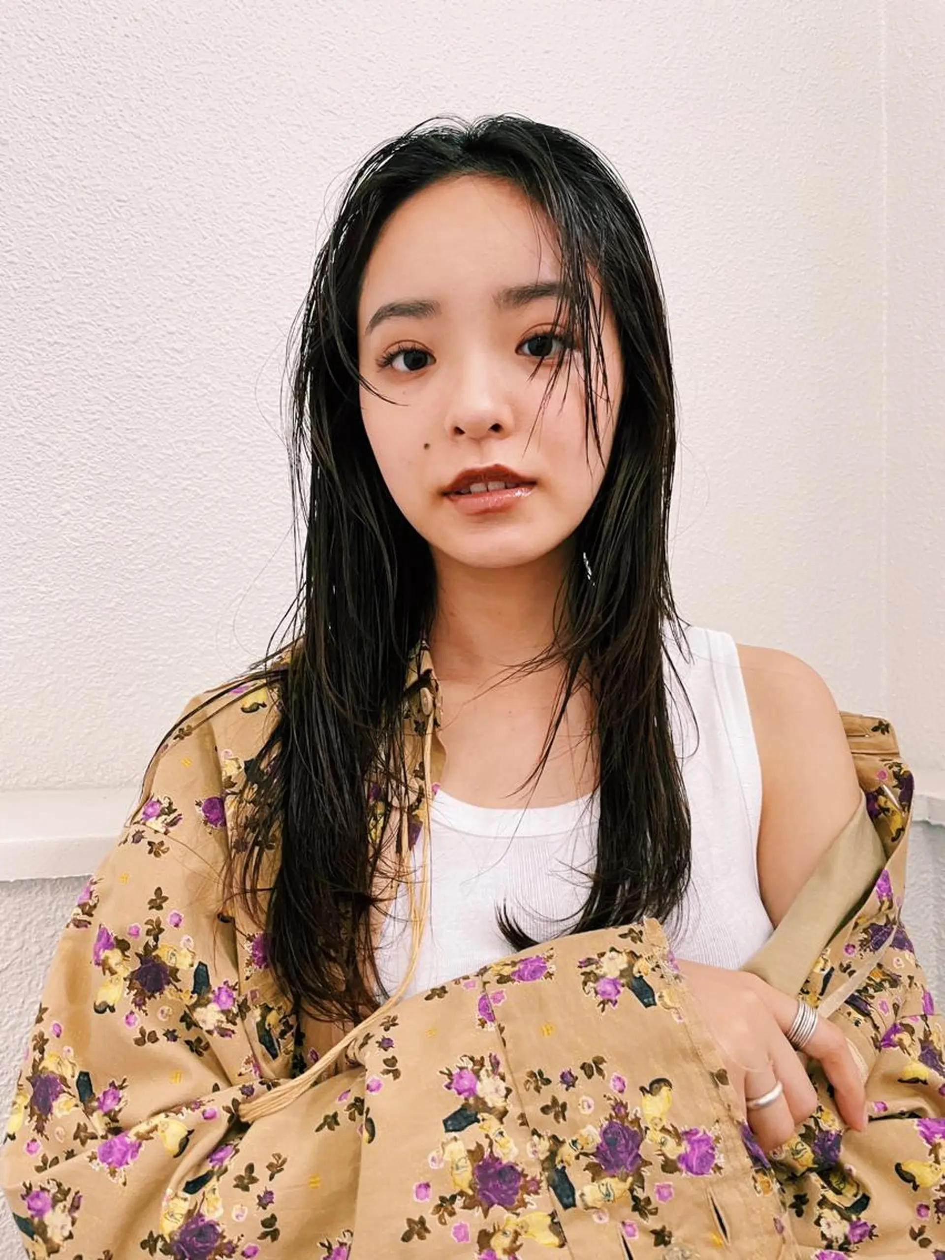 ロング パーマ カット 縮毛矯正 トリートメント パーマ/レイヤー 岩山丈一郎のヘアスタイル