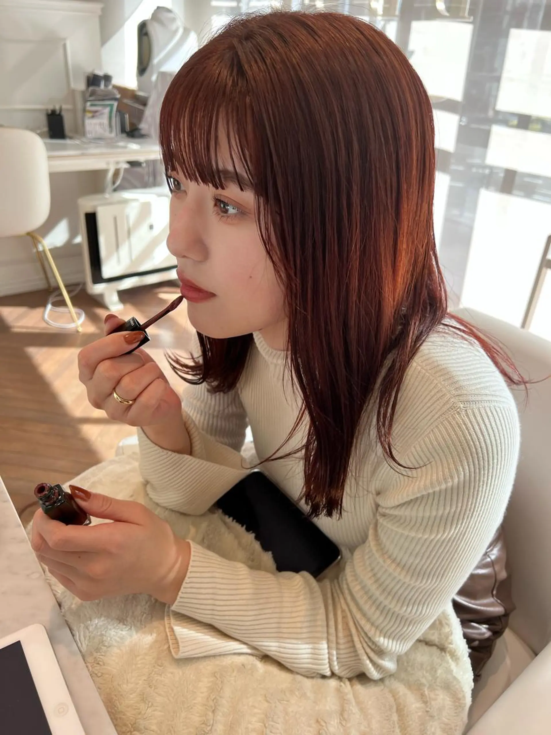 セミロング 似合わせ/レイヤー 💟SAEのヘアスタイル