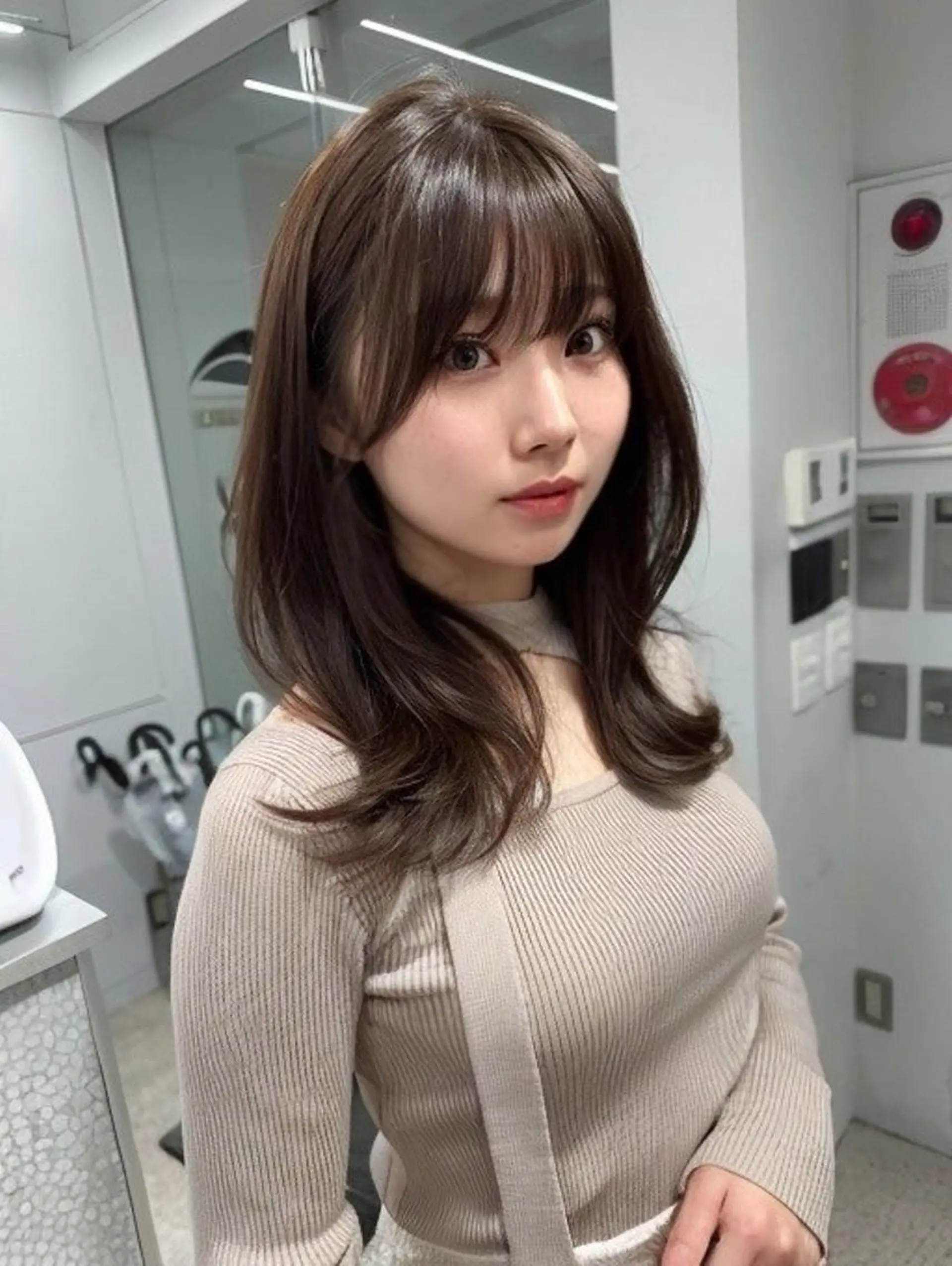 ロング カラー ヘアアレンジ 透明感爆モテカラー Hitoshiのヘアスタイル