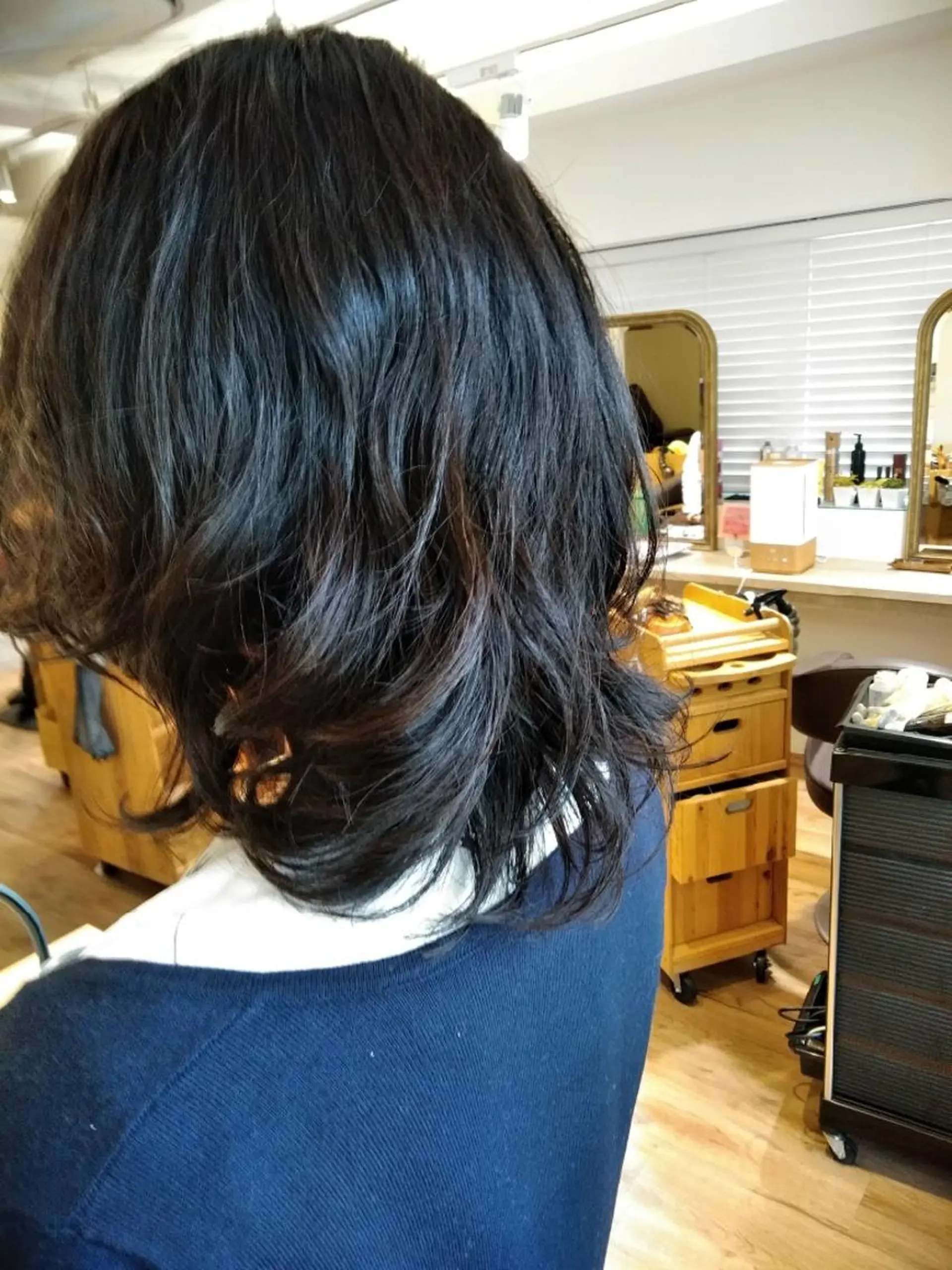 ミディアム パーマ 木村 昇のヘアスタイル