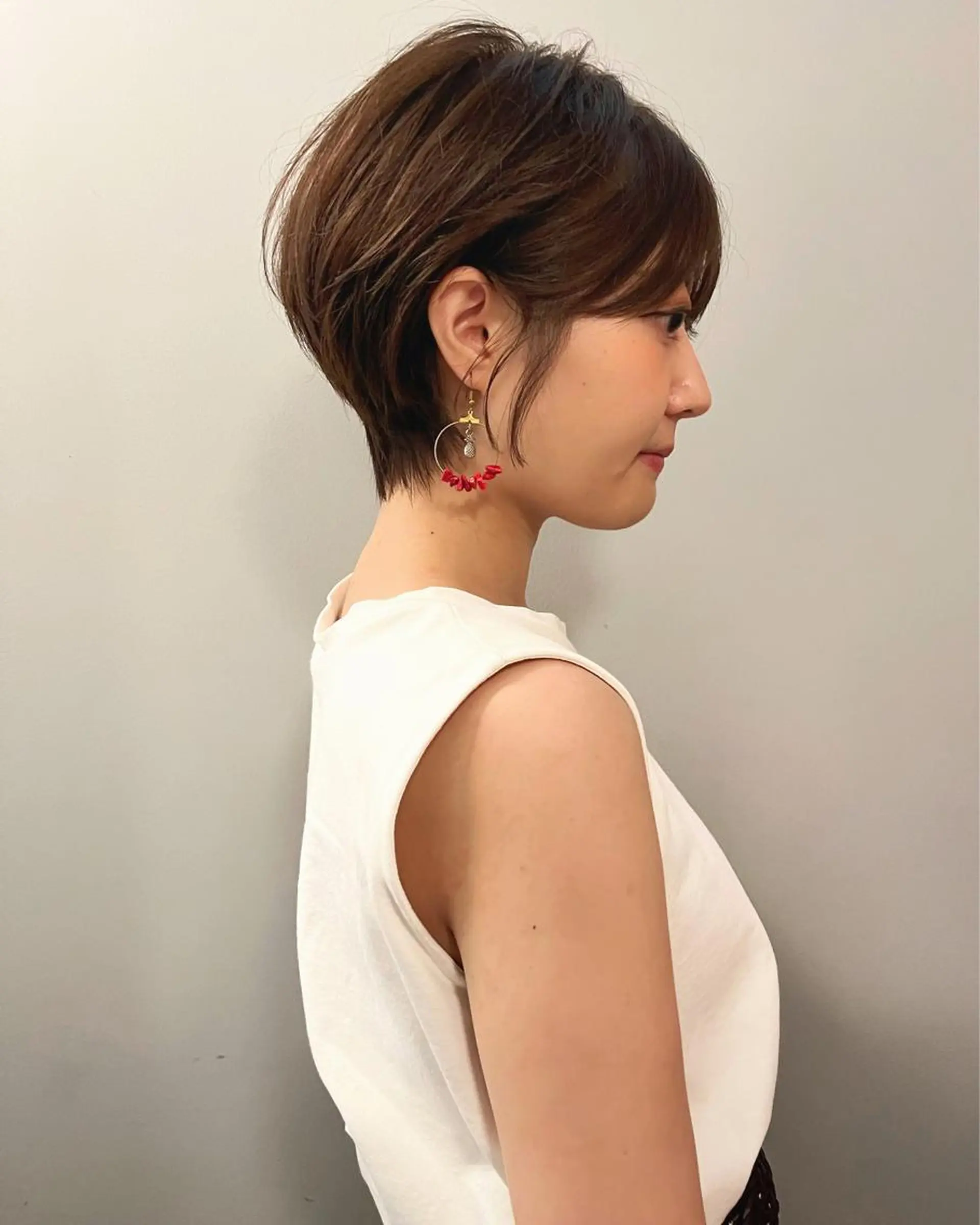 ショート カット ヘアカラー トリートメント ショート/ボブ /パーマ🌿柏原良亮のヘアスタイル