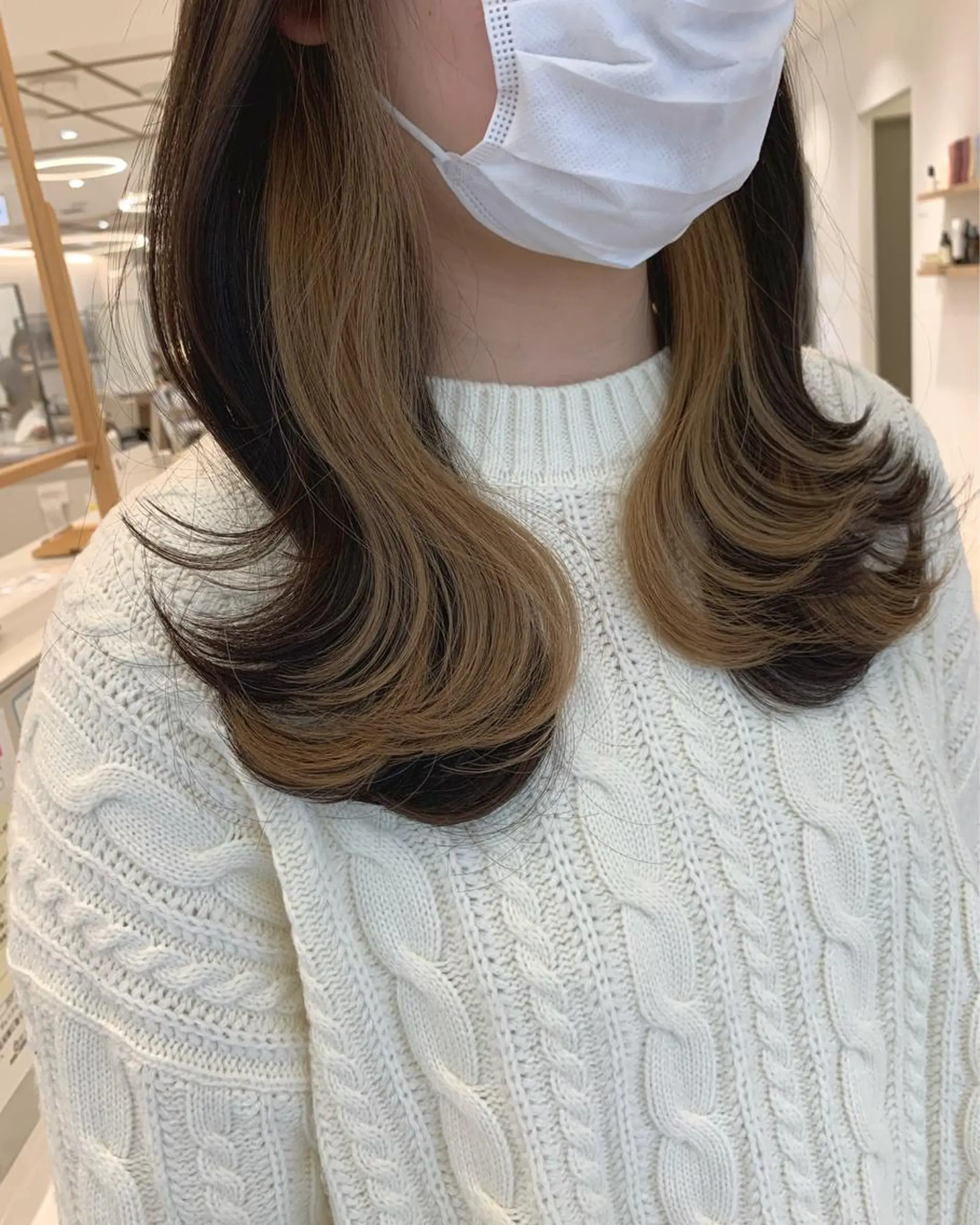 ミディアム 韓国風/顔周りカット /髪質改善RYOTAのヘアスタイル