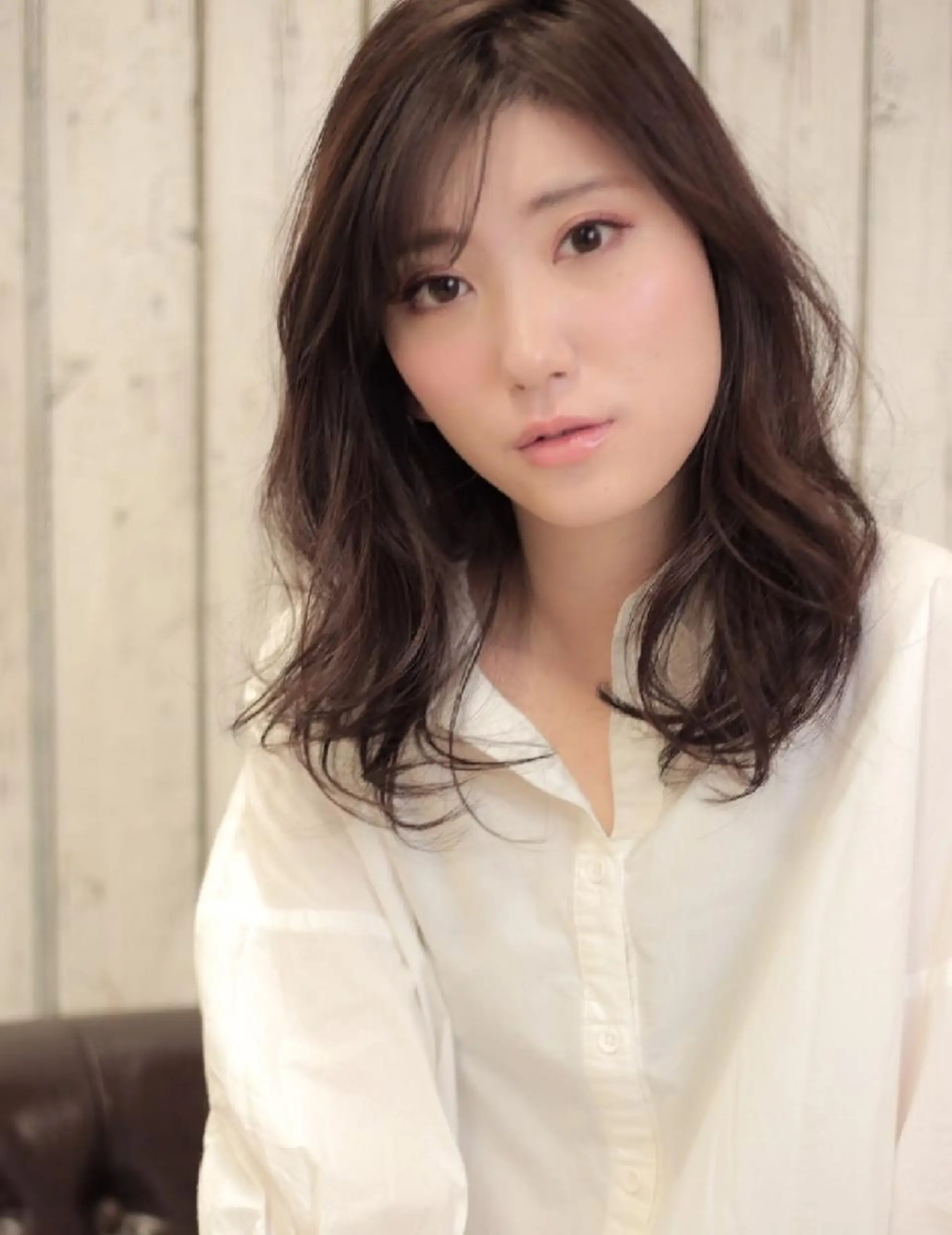 ロング カラー パーマ カット ヘアカラー トリートメント nagane sayakaのヘアスタイル