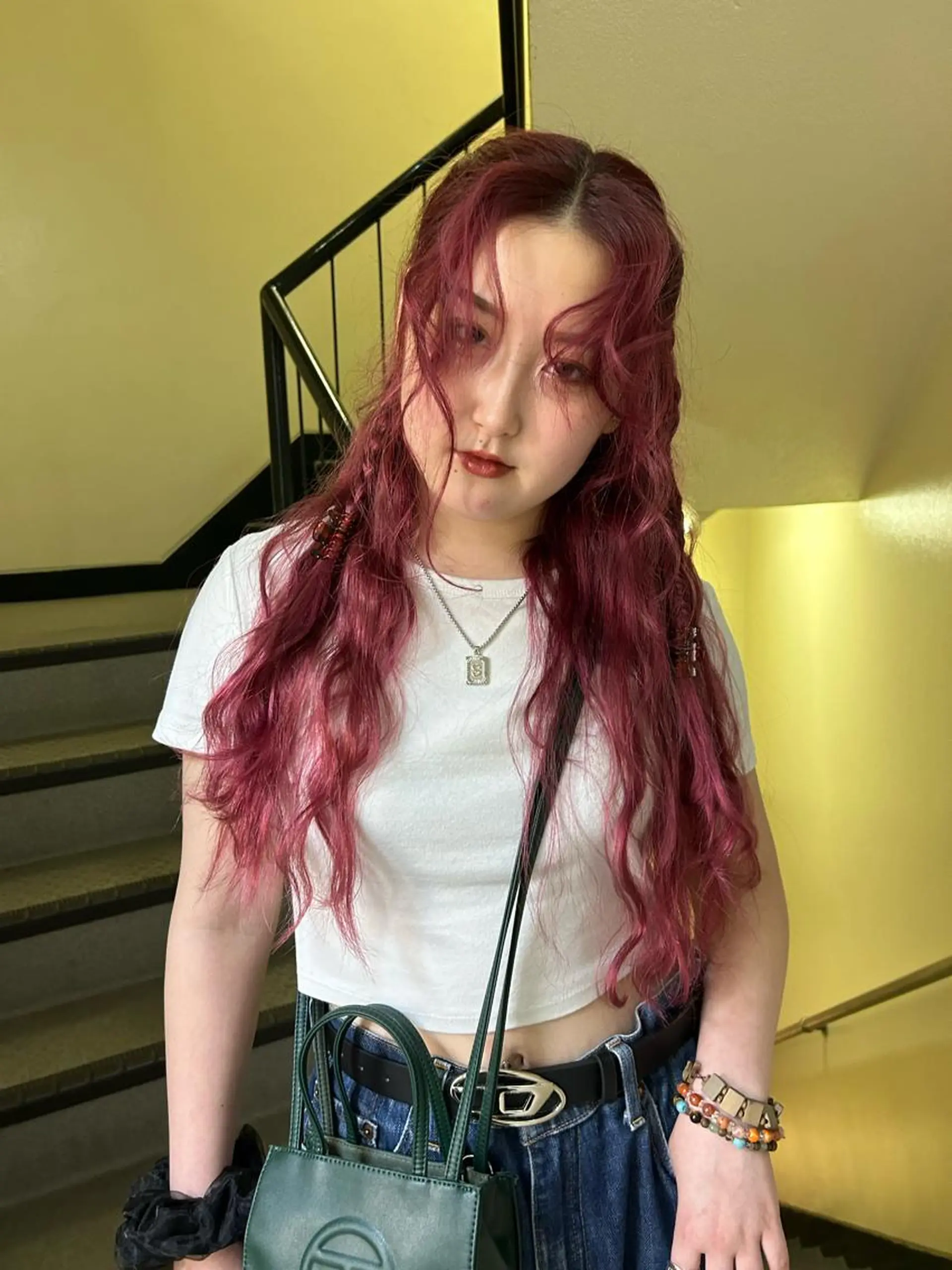 ロング カラー ヘアアレンジ ☕️結【suii.】 ボブ/ヘアセット☕️のヘアスタイル