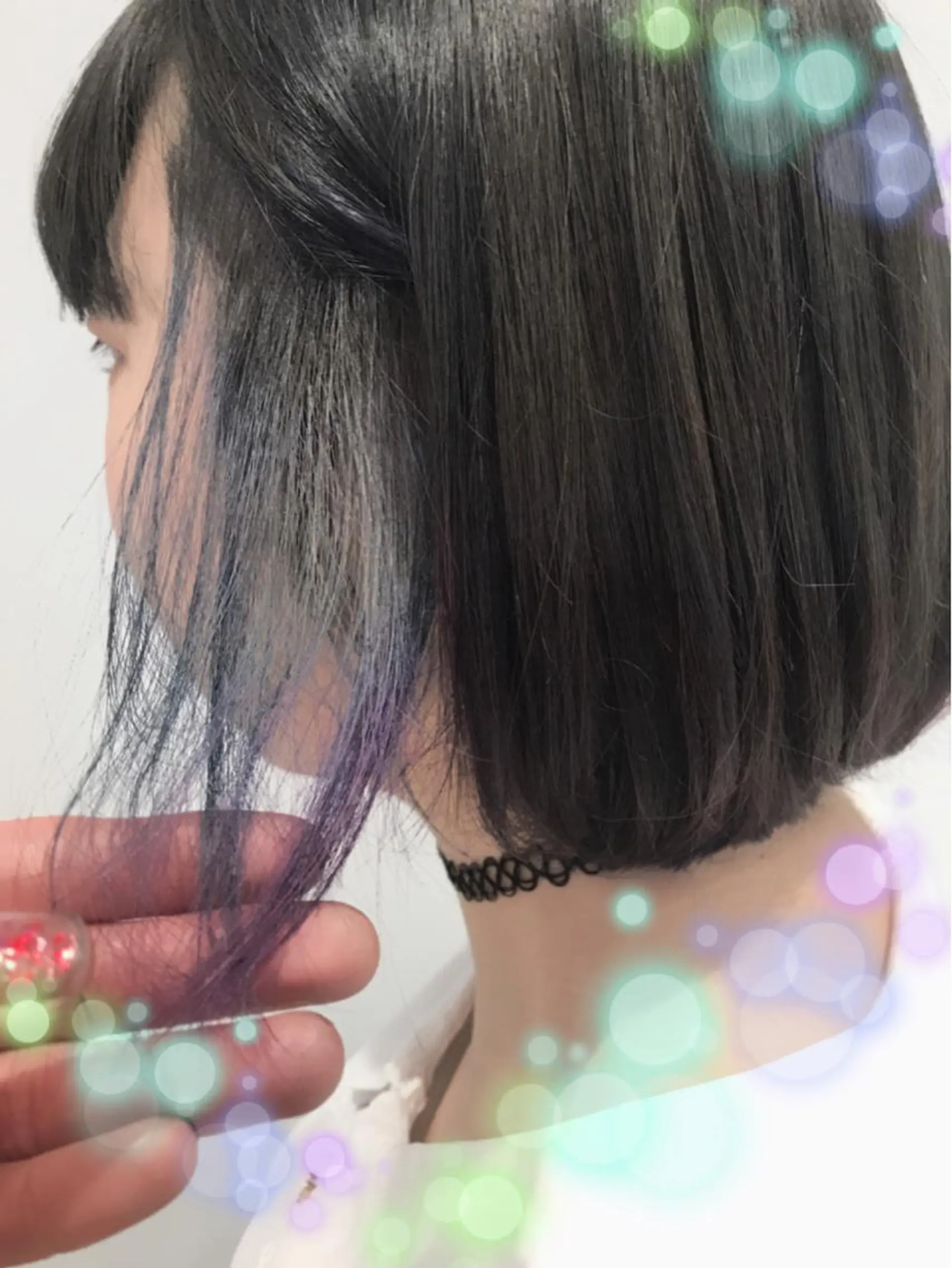 カラー ブルーカラー ネイビーカラー バイオレットカラー 新宿駅近♡個室 ♡関口三都季🌜のヘアスタイル