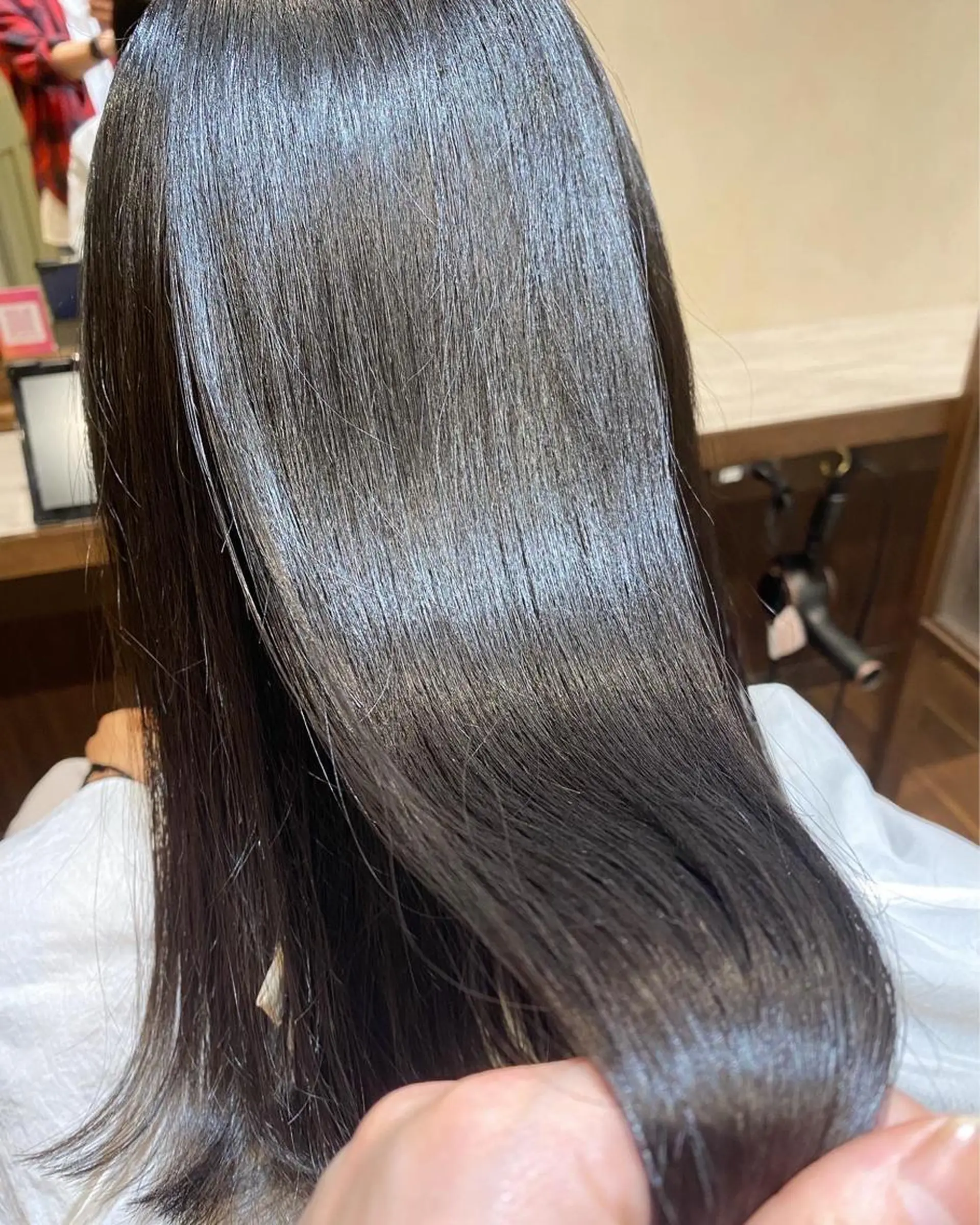 セミロング 髪質改善 カット 縮毛矯正 トリートメント 大里 拓馬のヘアスタイル