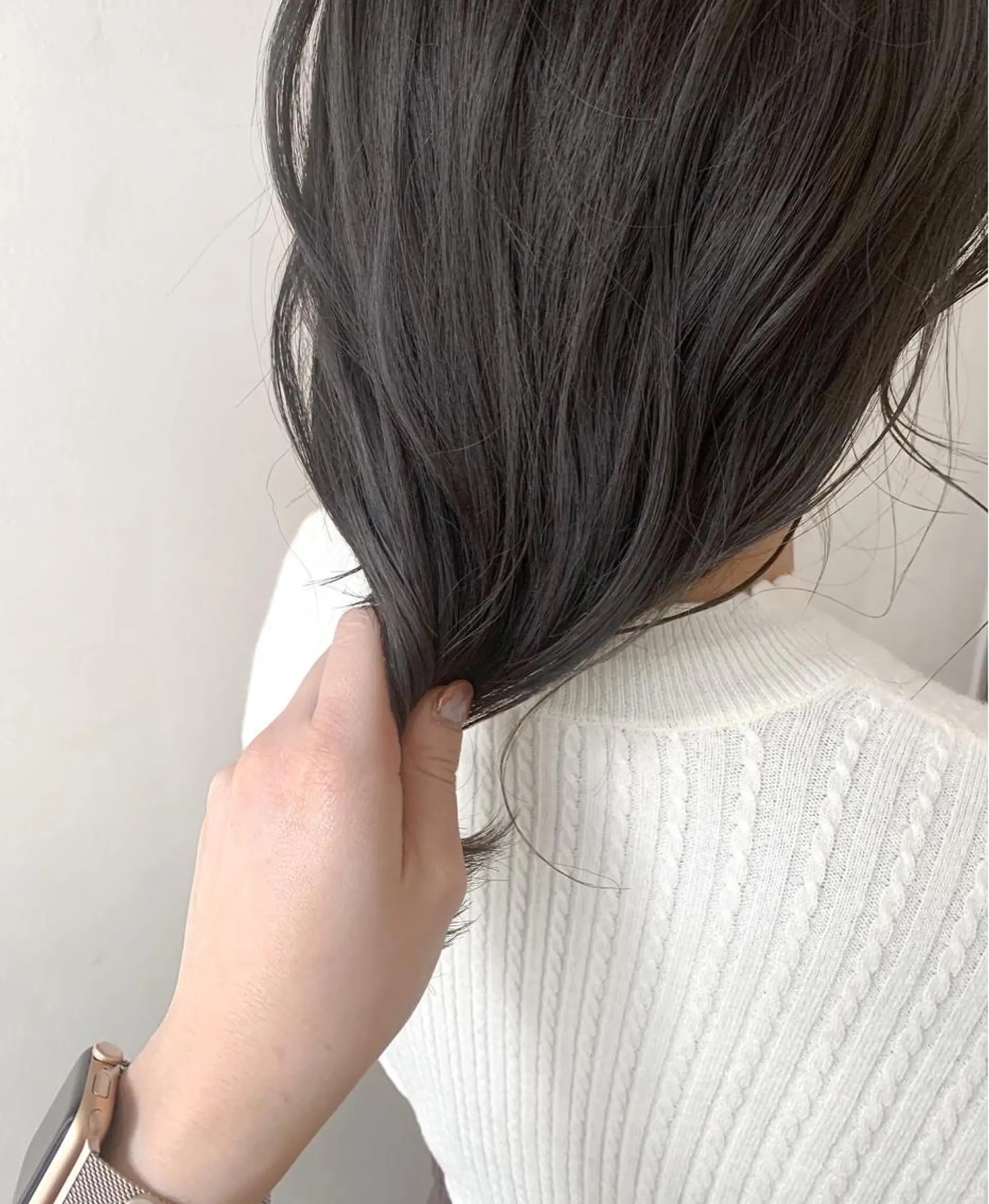 ミディアム カラー ヘアアレンジ グレージュ 🌟アレンジが似合う カラー🌟Rumiのヘアスタイル